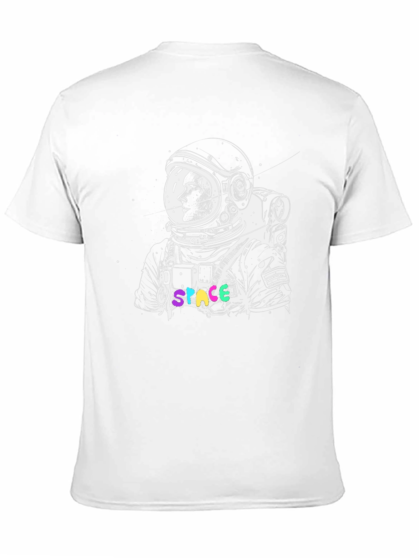 Astronaut SPACE Graphic T-Shirt - Cool Space Design