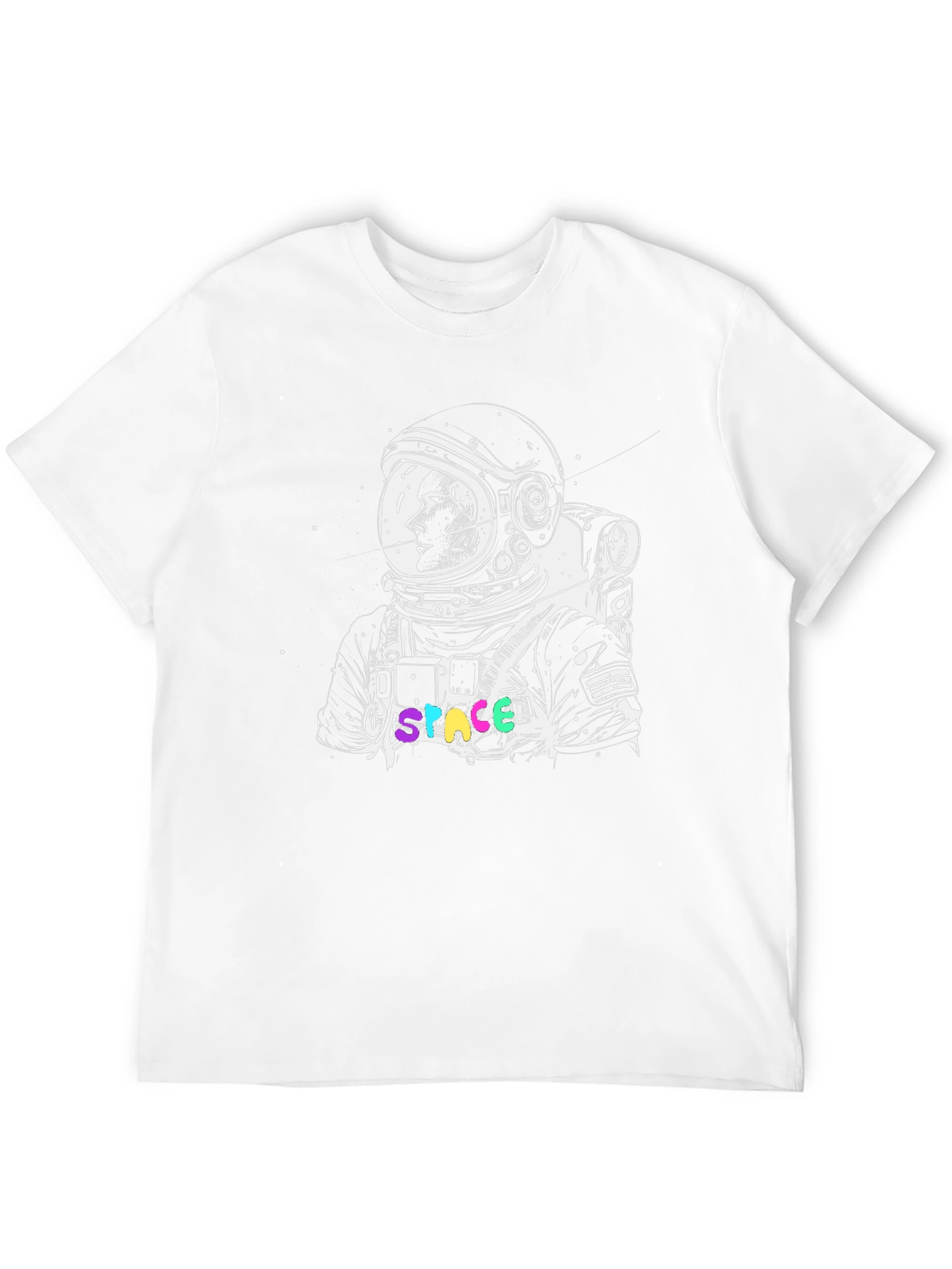 Astronaut SPACE Graphic T-Shirt - Cool Space Design