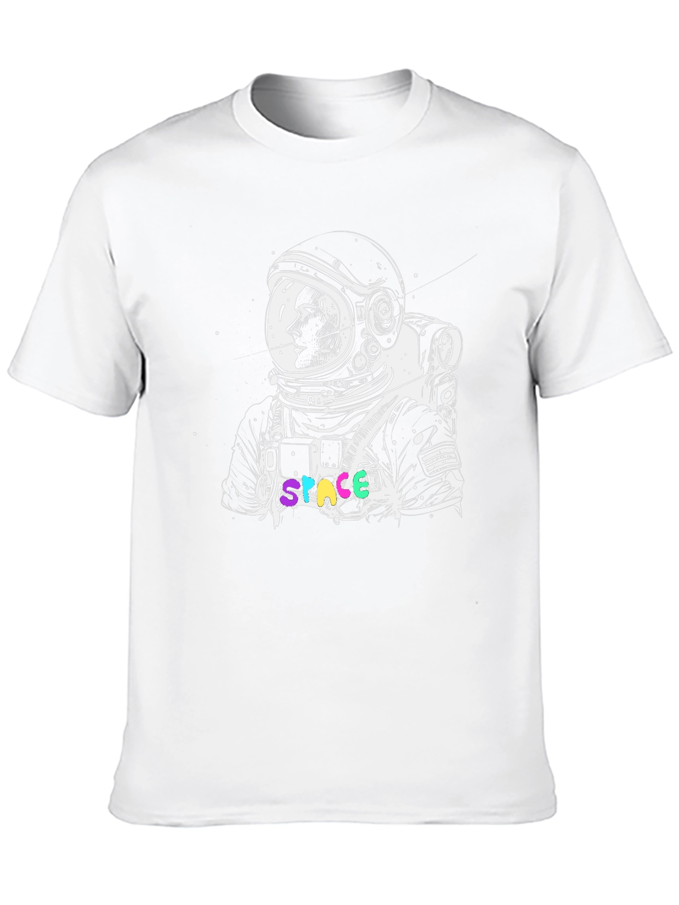 Astronaut SPACE Graphic T-Shirt - Cool Space Design