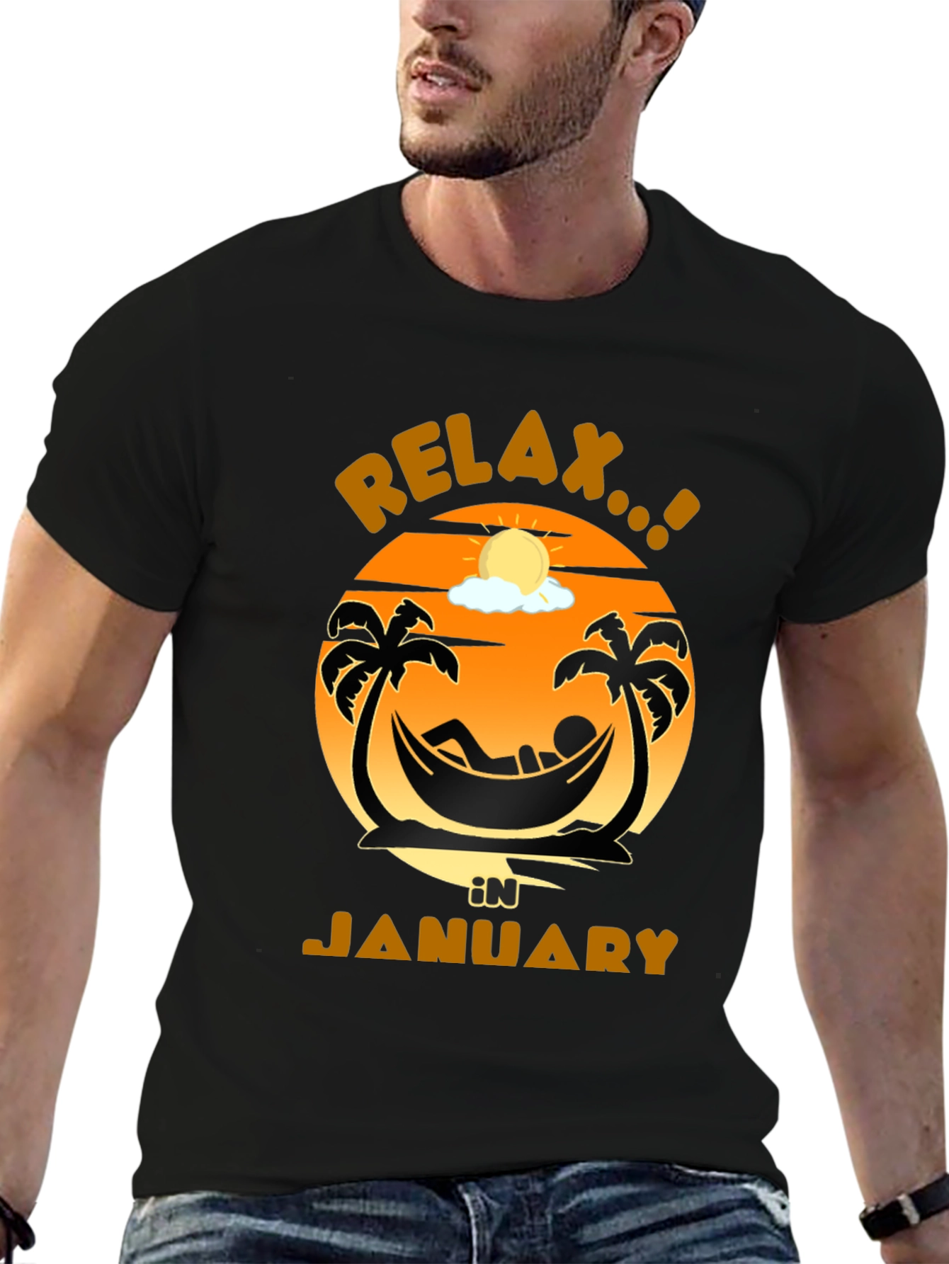 Relax in January Graphic T-Shirt