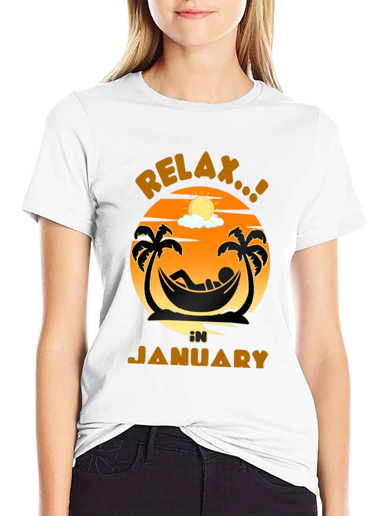 Relax in January Graphic T-Shirt
