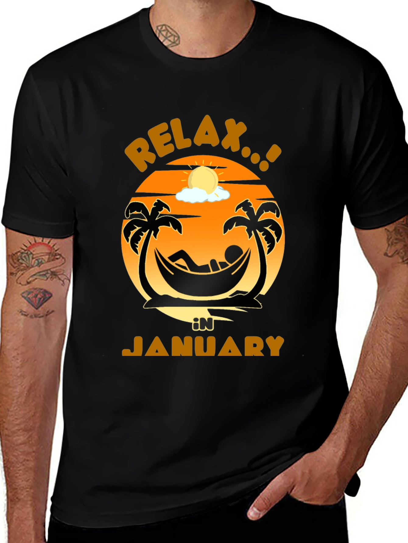 Relax in January Graphic T-Shirt