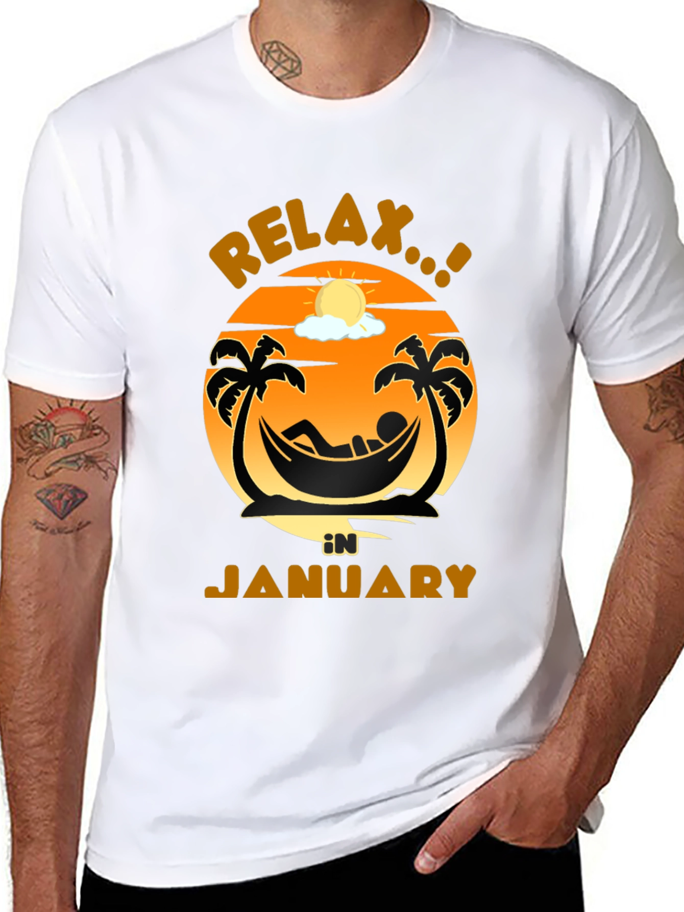 Relax in January Graphic T-Shirt