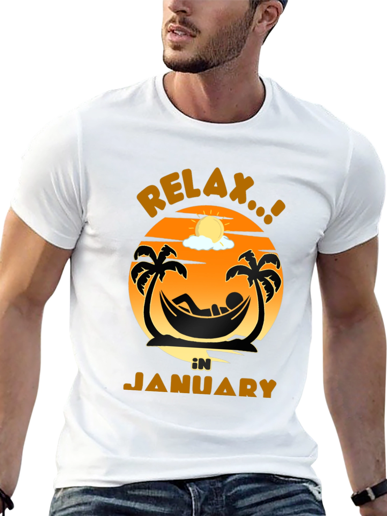 Relax in January Graphic T-Shirt