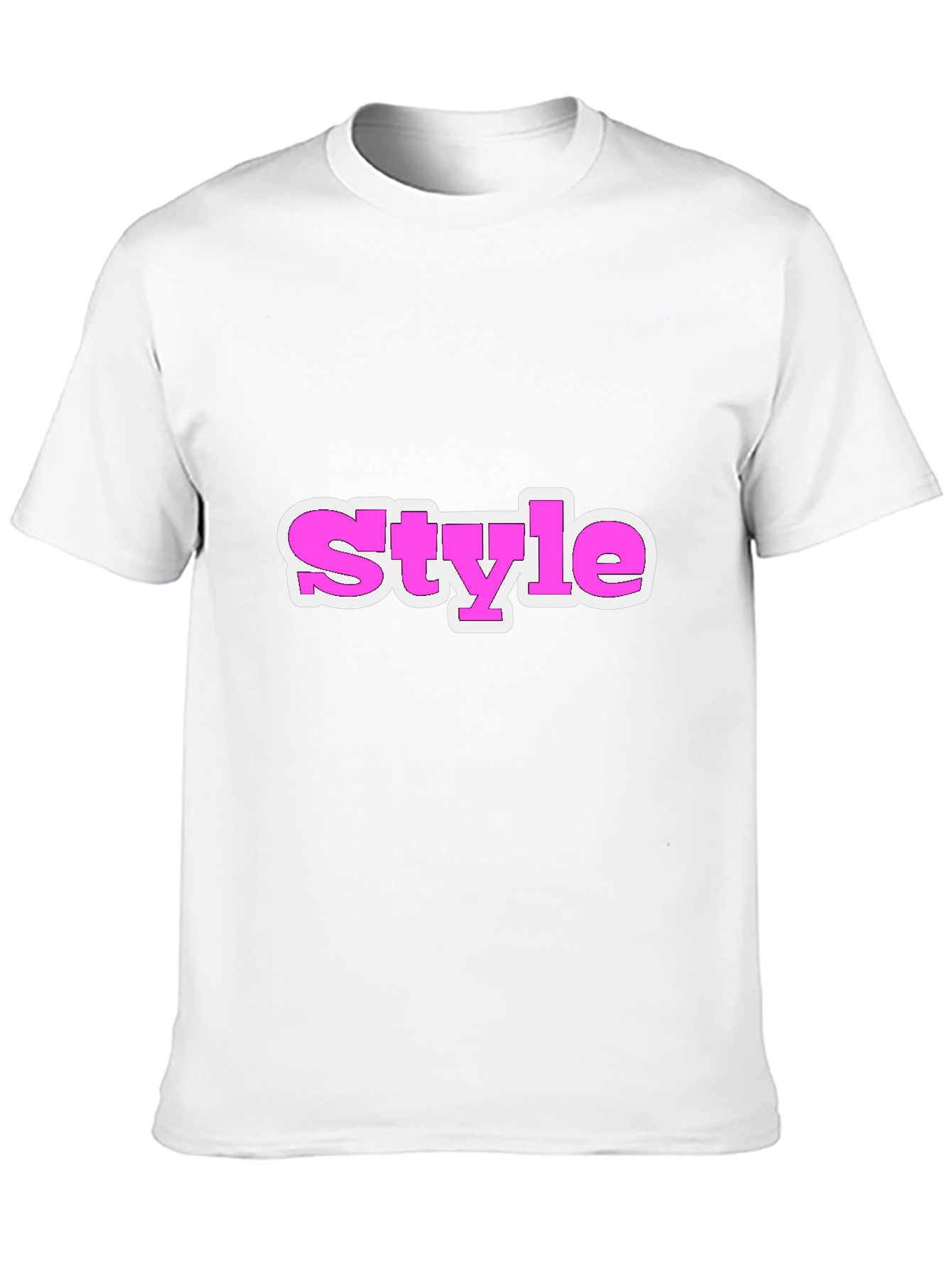 Stylish Black Tee with Style Graphic