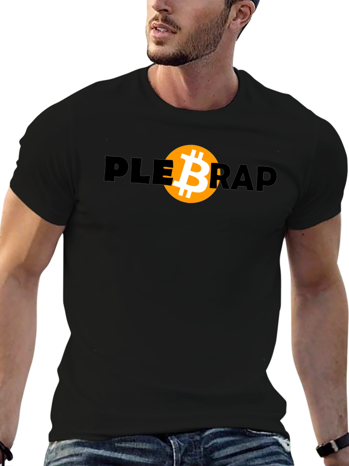 PLEB RAP Bitcoin T-Shirt - Crypto Fashion