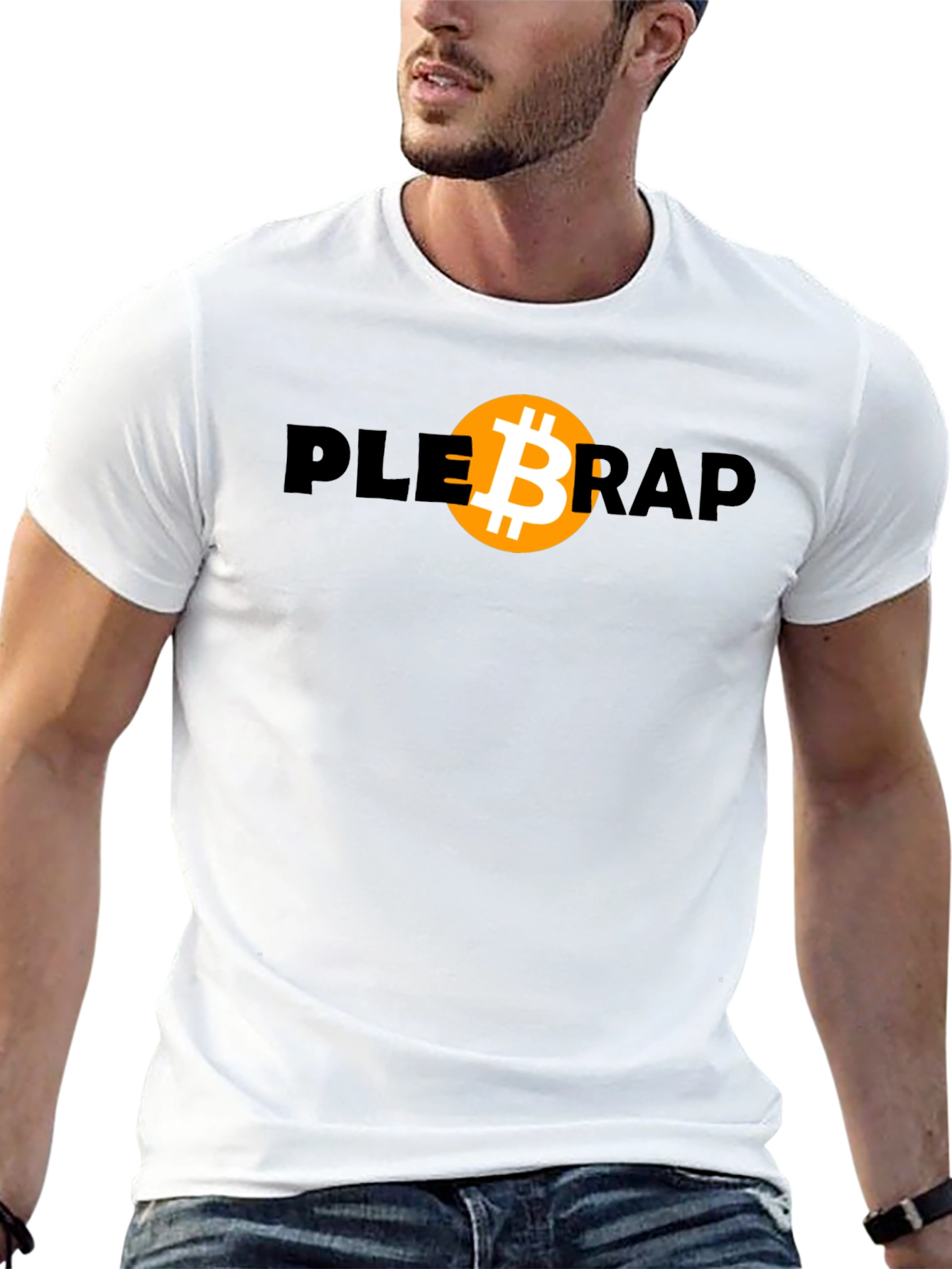 PLEB RAP Bitcoin T-Shirt - Crypto Fashion