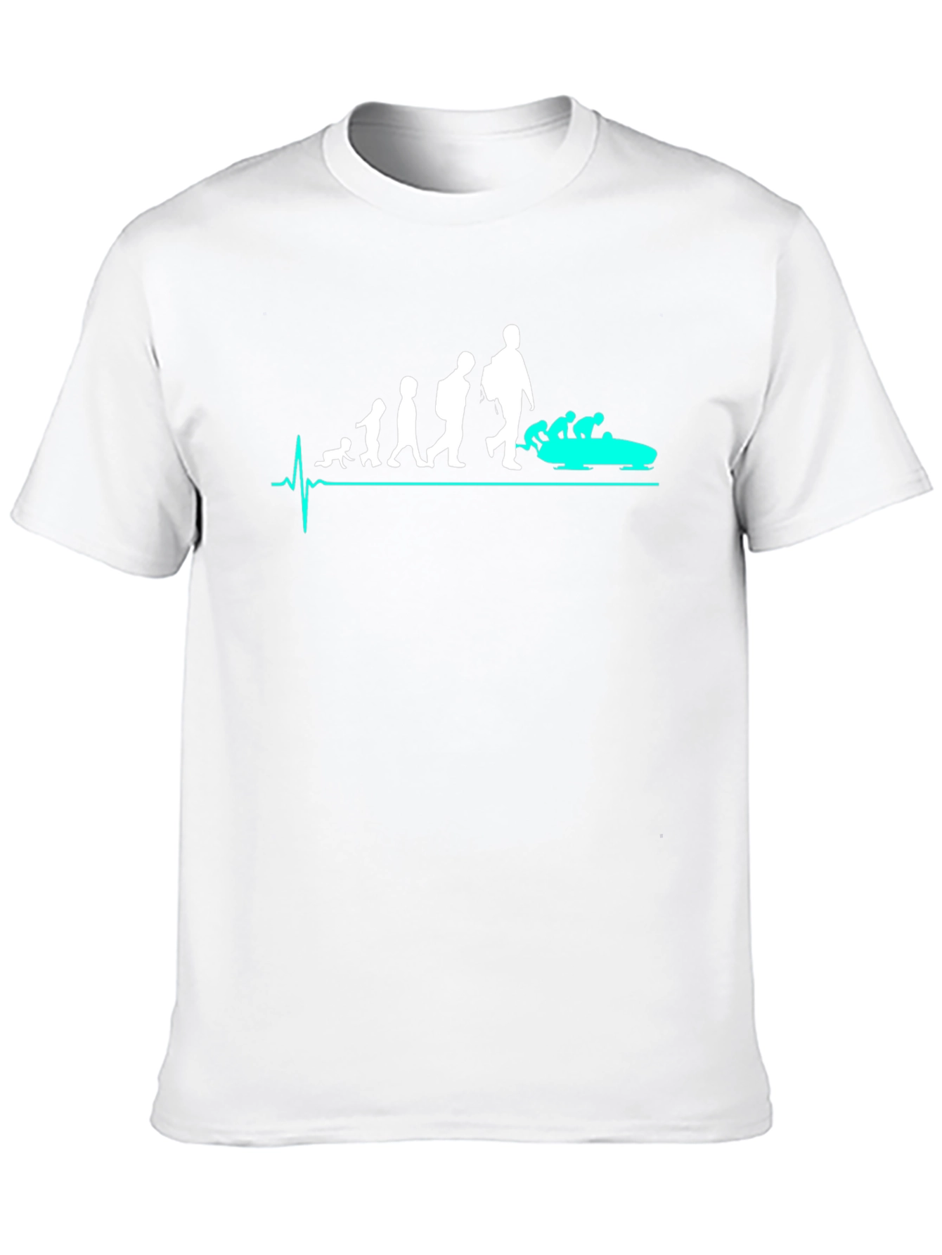 Evolution of Rafting Black T-Shirt