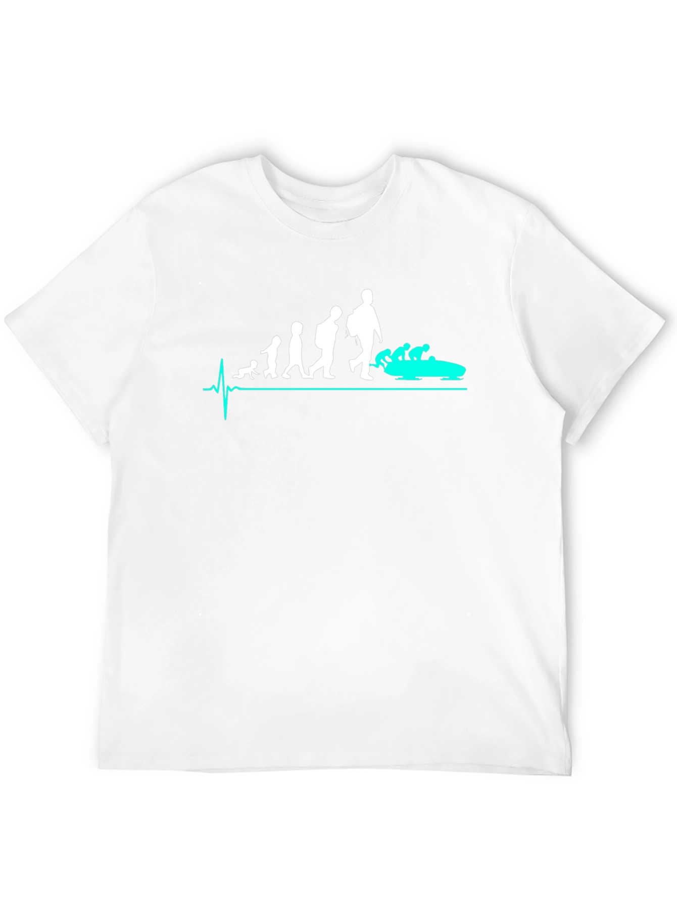 Evolution of Rafting Black T-Shirt