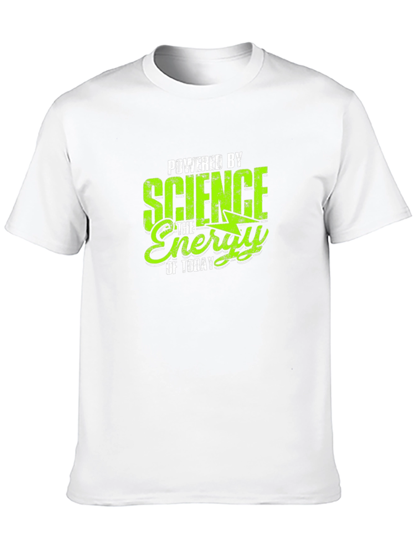 Science Energy Graphic Tee - Black Cotton T-Shirt