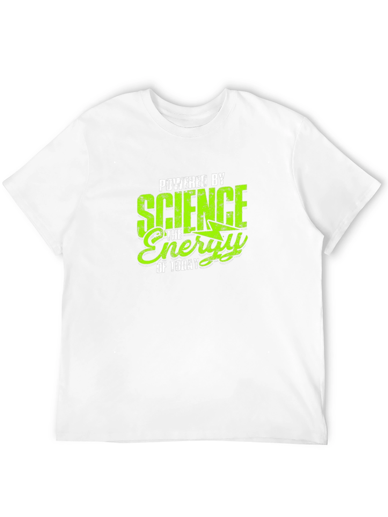 Science Energy Graphic Tee - Black Cotton T-Shirt