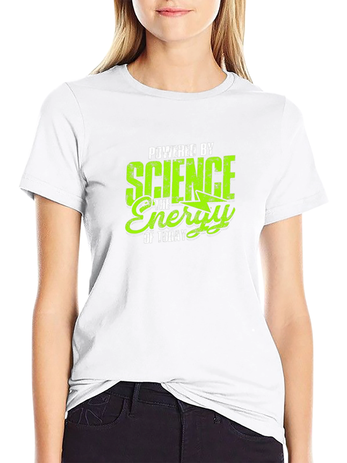 Science Energy Graphic Tee - Black Cotton T-Shirt