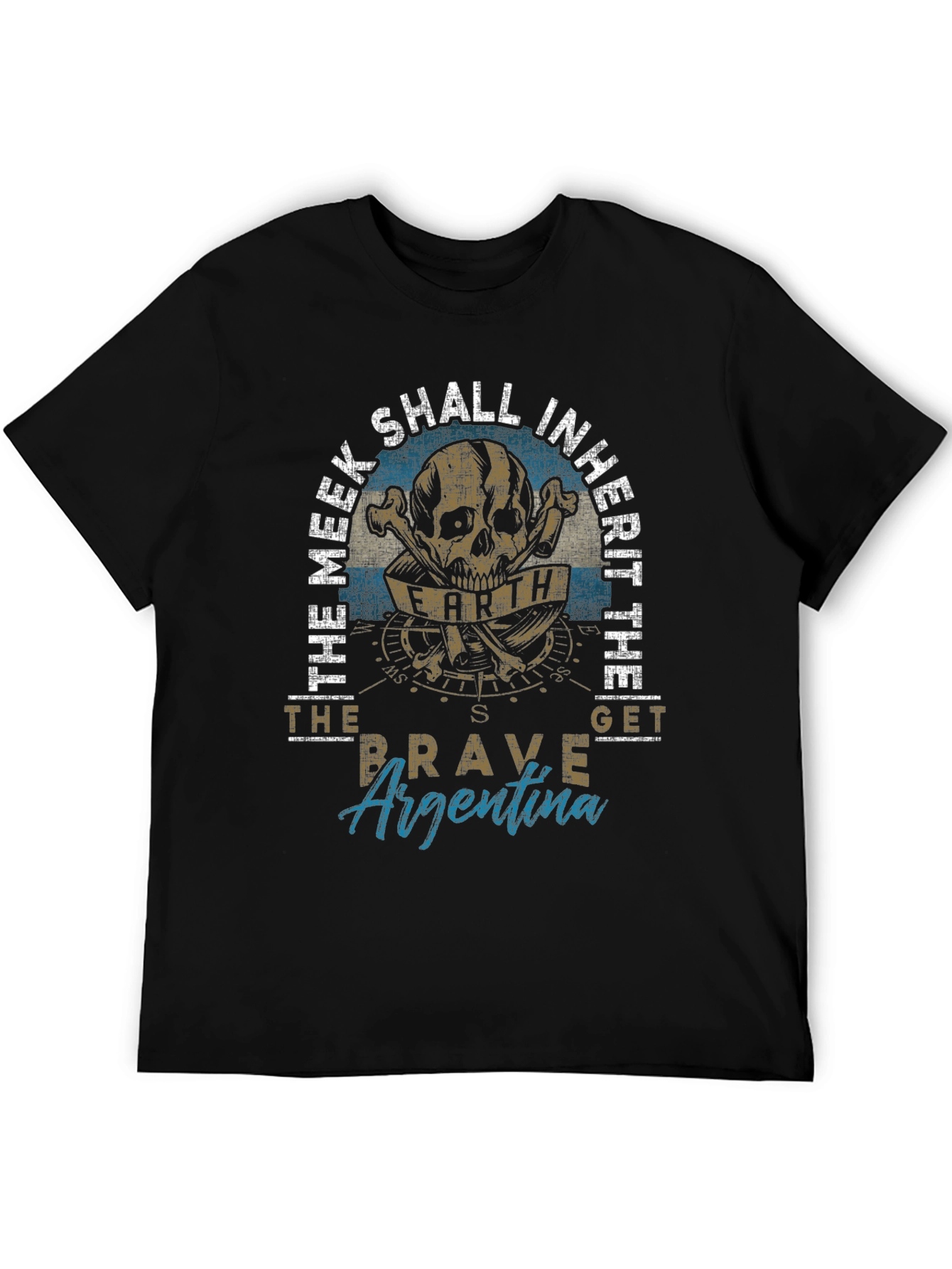 The Meek Argentina Skull T-Shirt