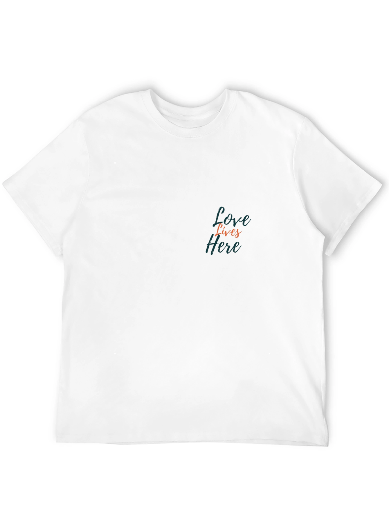 Love Lives Here Black Tee