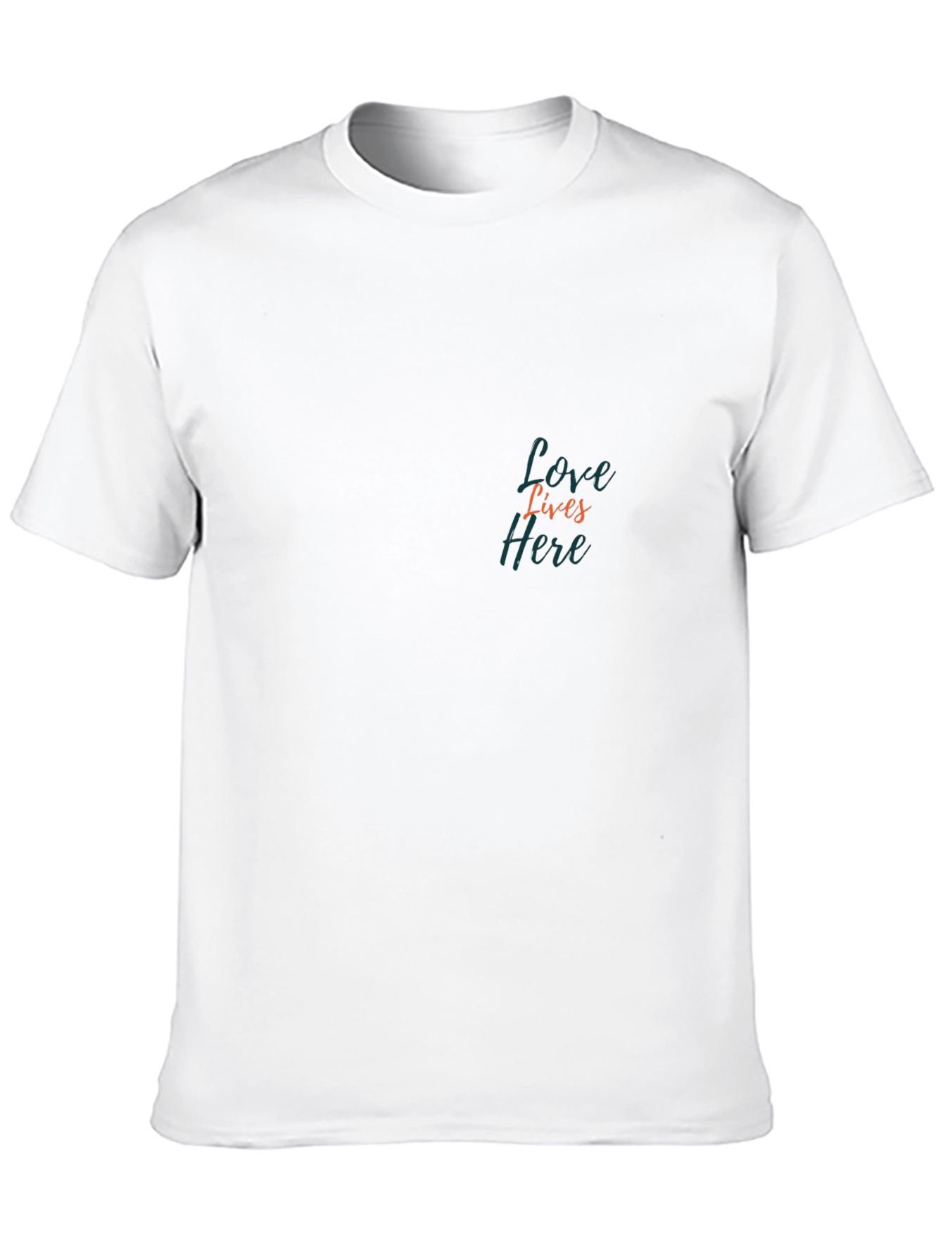 Love Lives Here Black Tee