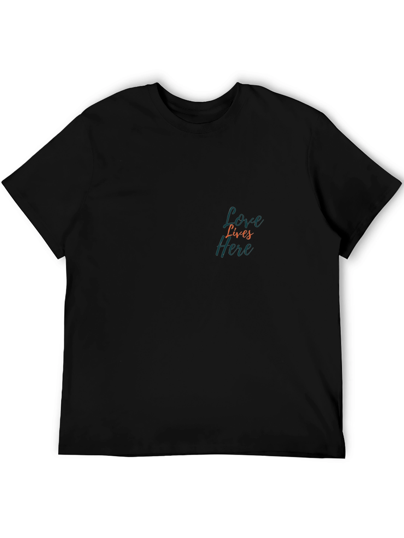 Love Lives Here Black Tee
