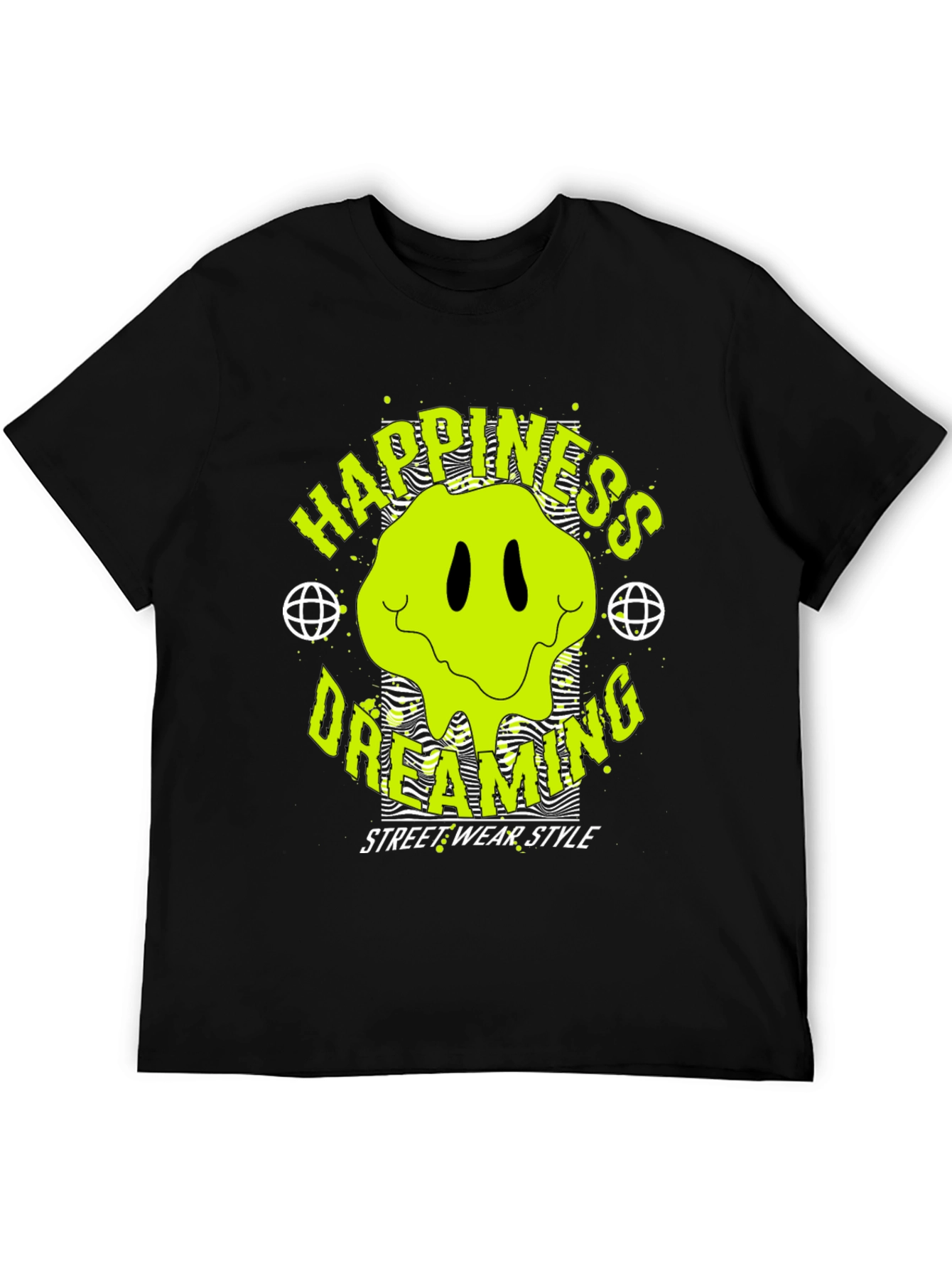 Happiness Dreaming Graphic Tee - Streetwear Style