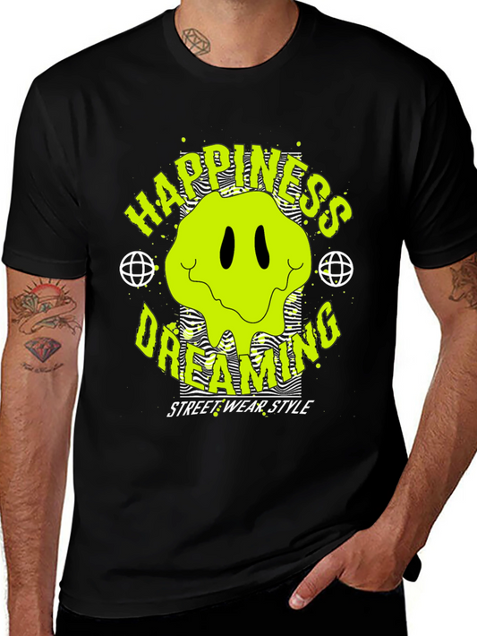 Happiness Dreaming Graphic Tee - Streetwear Style