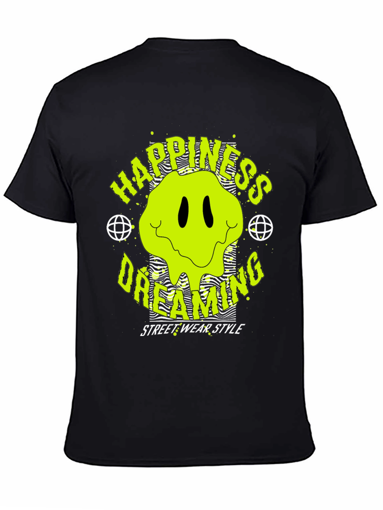 Happiness Dreaming Graphic Tee - Streetwear Style