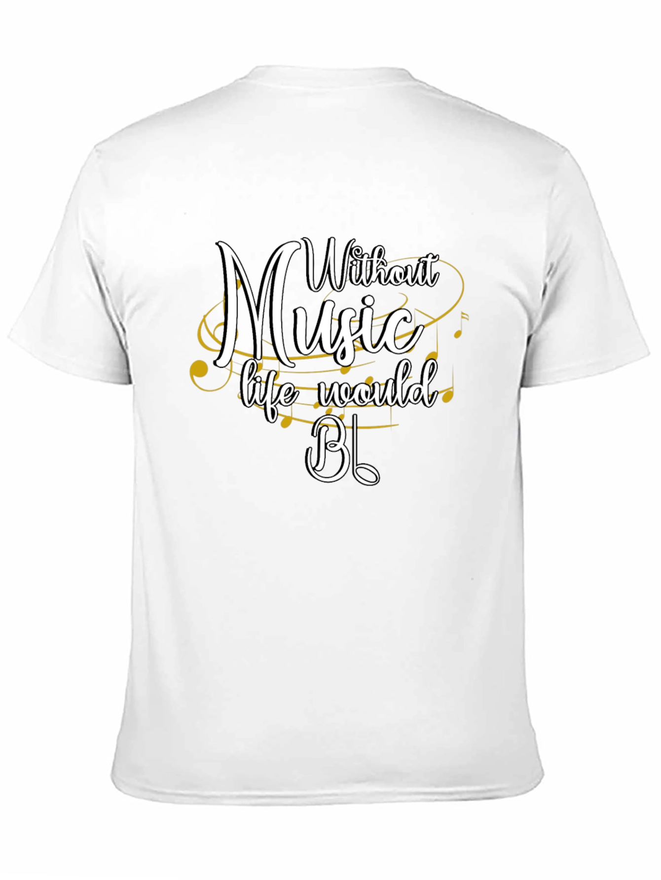 Music Lover T-Shirt - Life Would B Flat