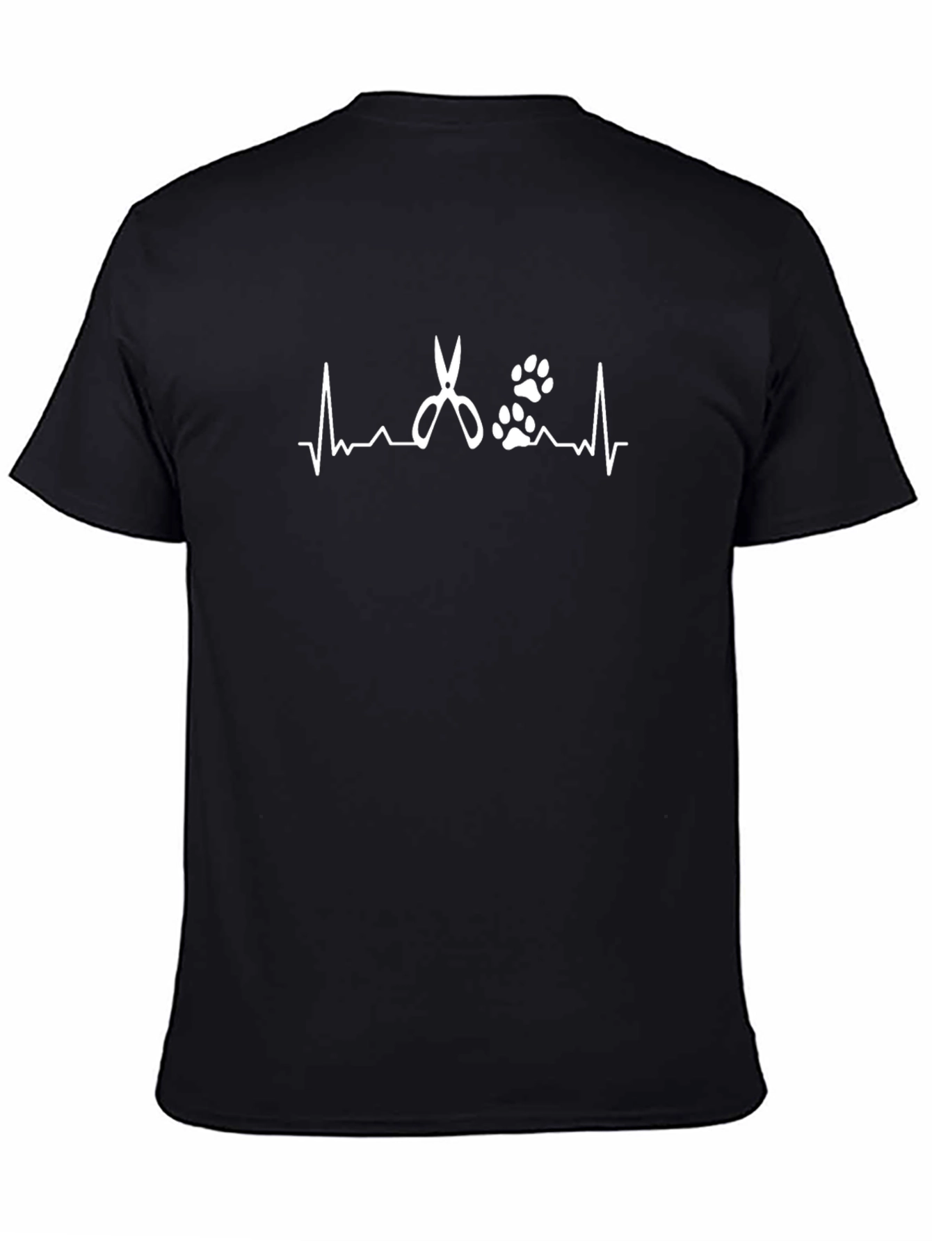 Grooming Heartbeat T-Shirt: Pet Lover Tee