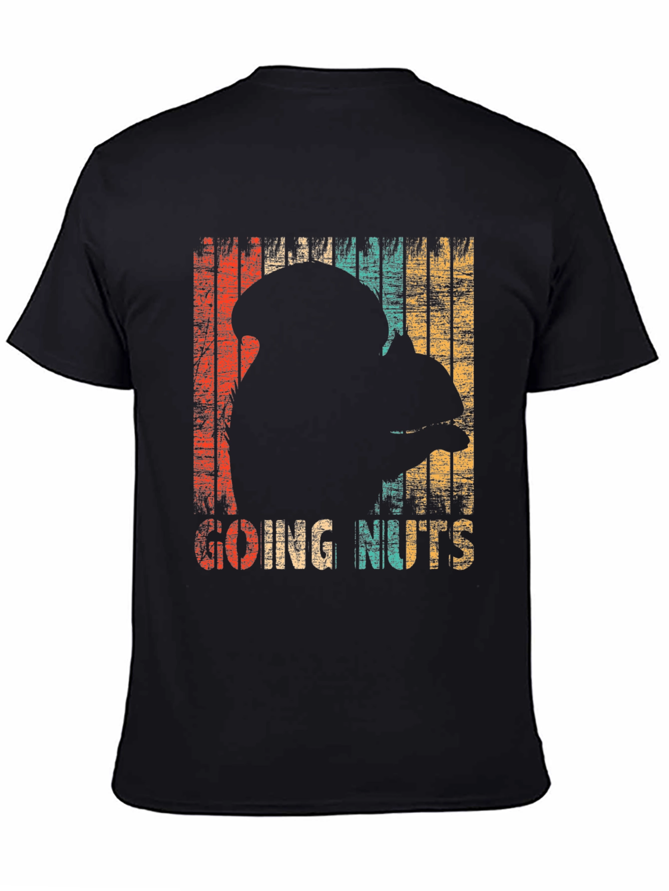 Going Nuts T-Shirt - Retro Squirrel Design