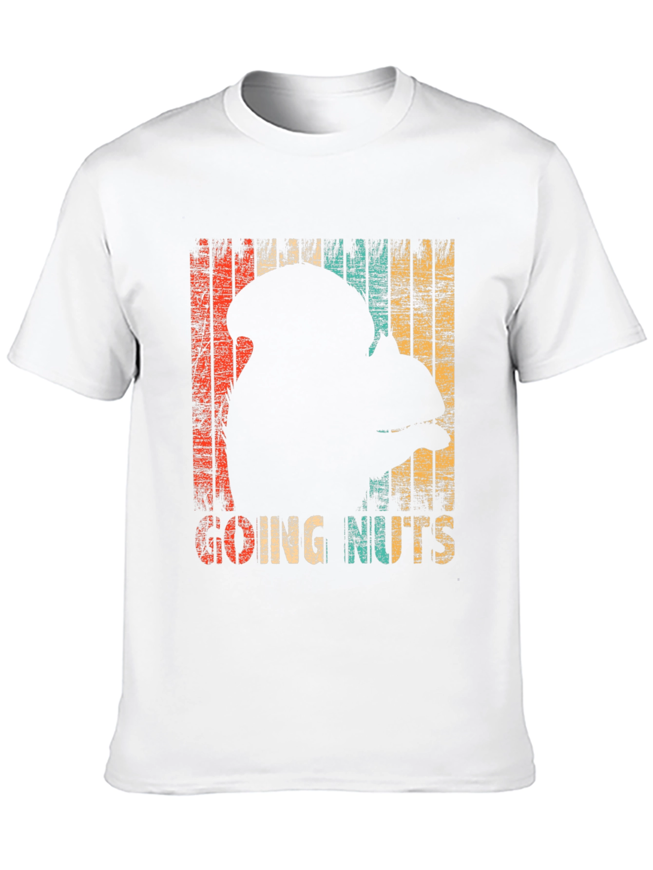 Going Nuts T-Shirt - Retro Squirrel Design