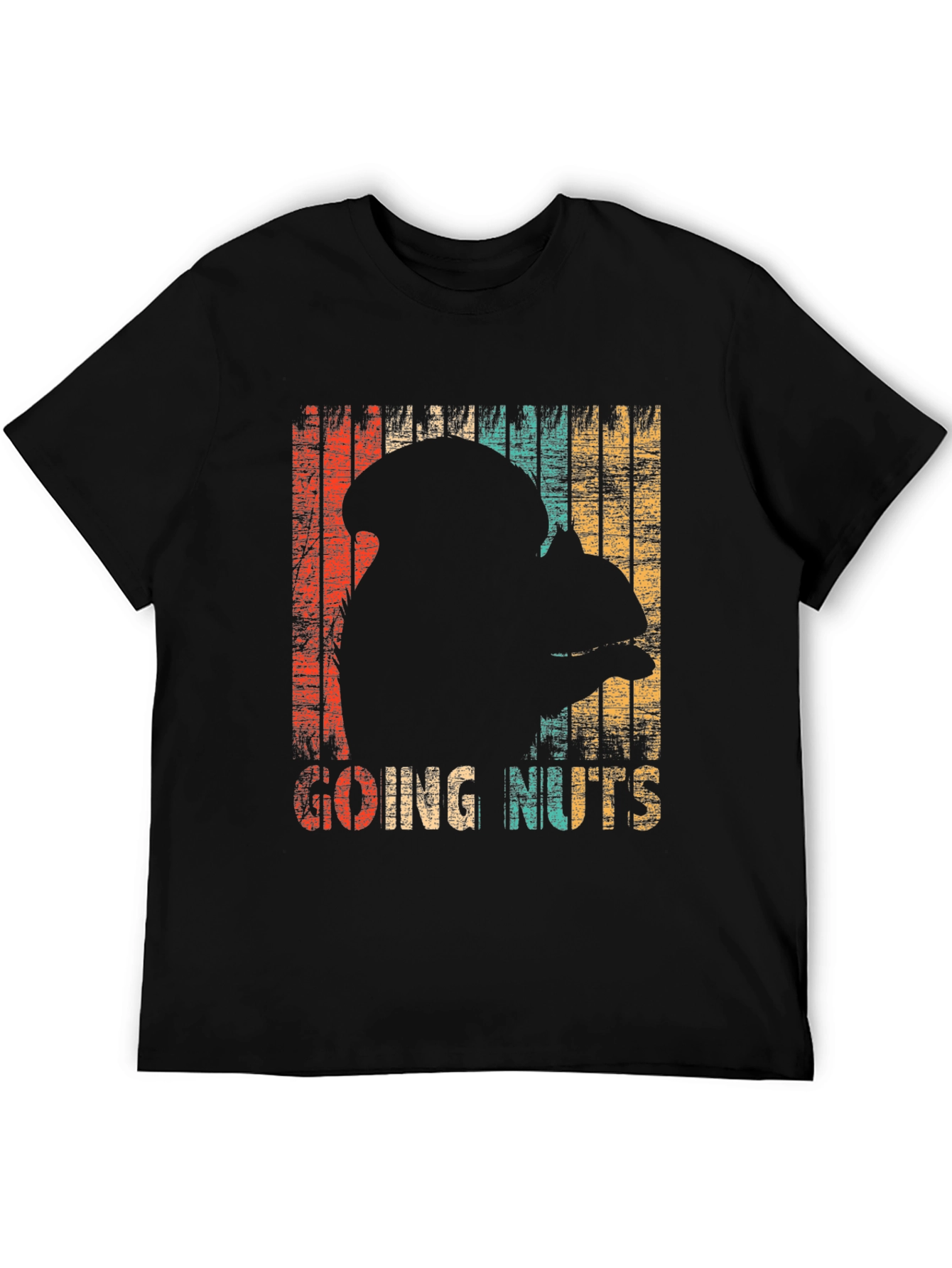 Going Nuts T-Shirt - Retro Squirrel Design