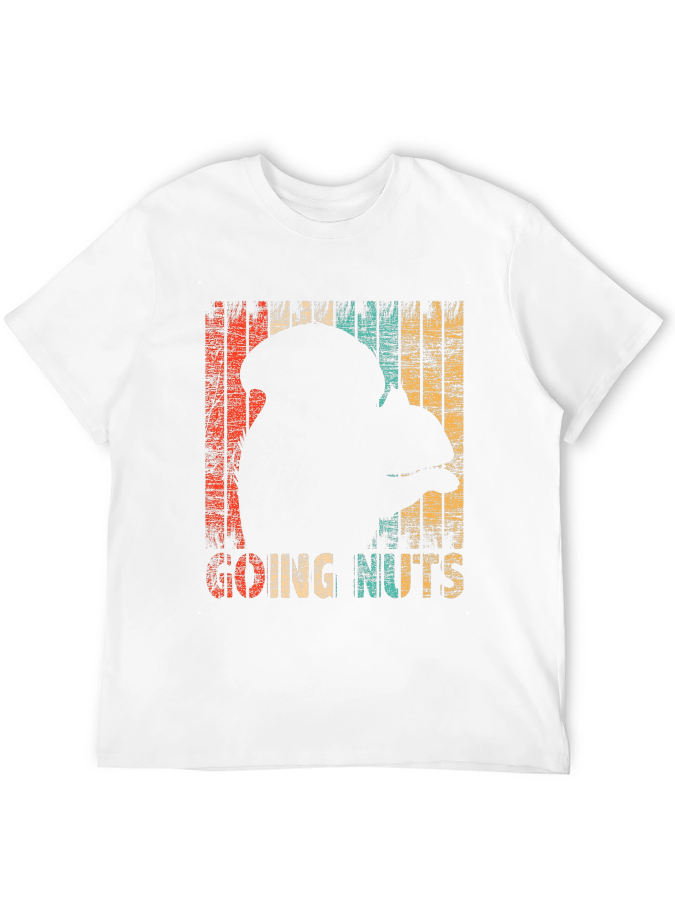 Going Nuts T-Shirt - Retro Squirrel Design