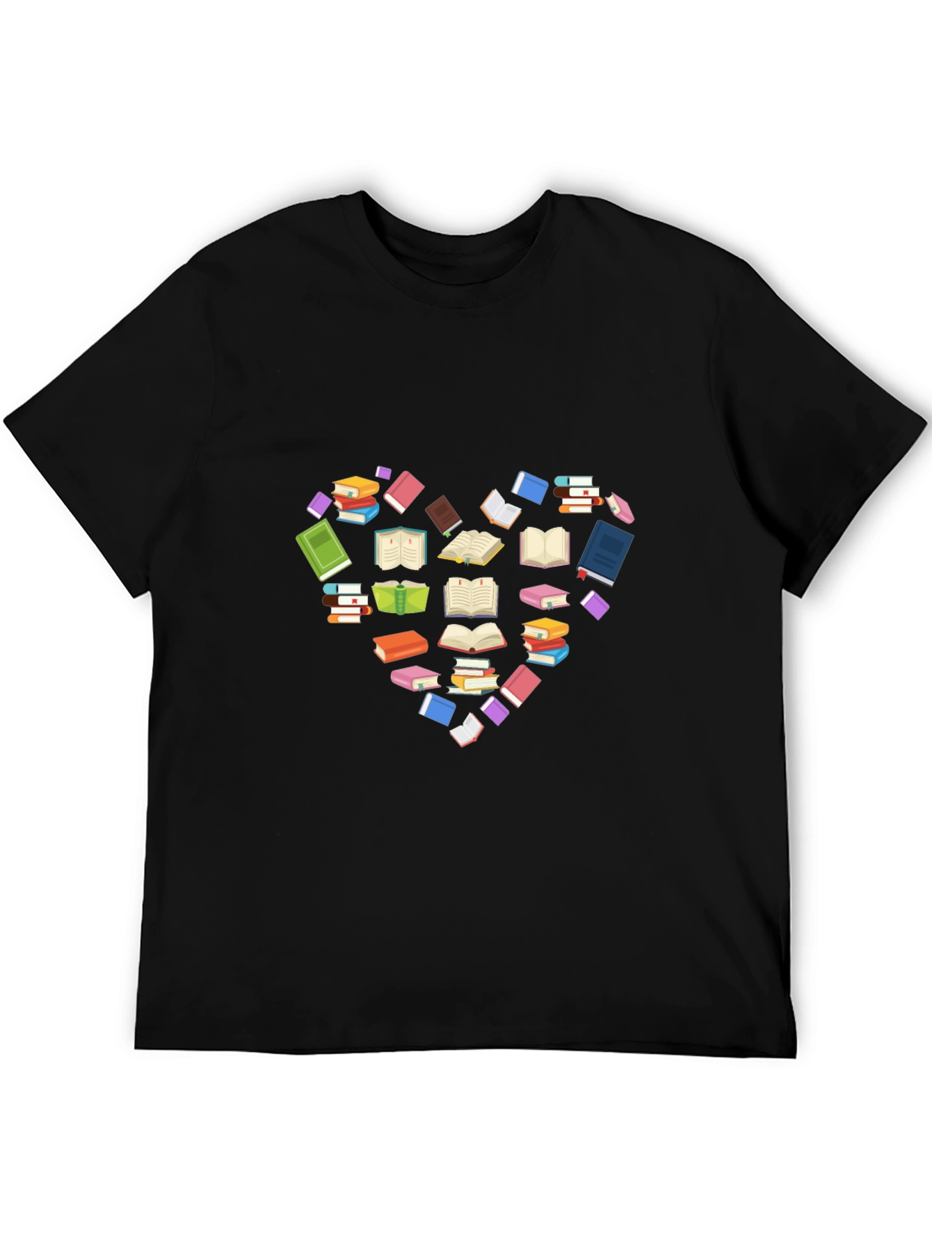 Book Lover Heart T-Shirt