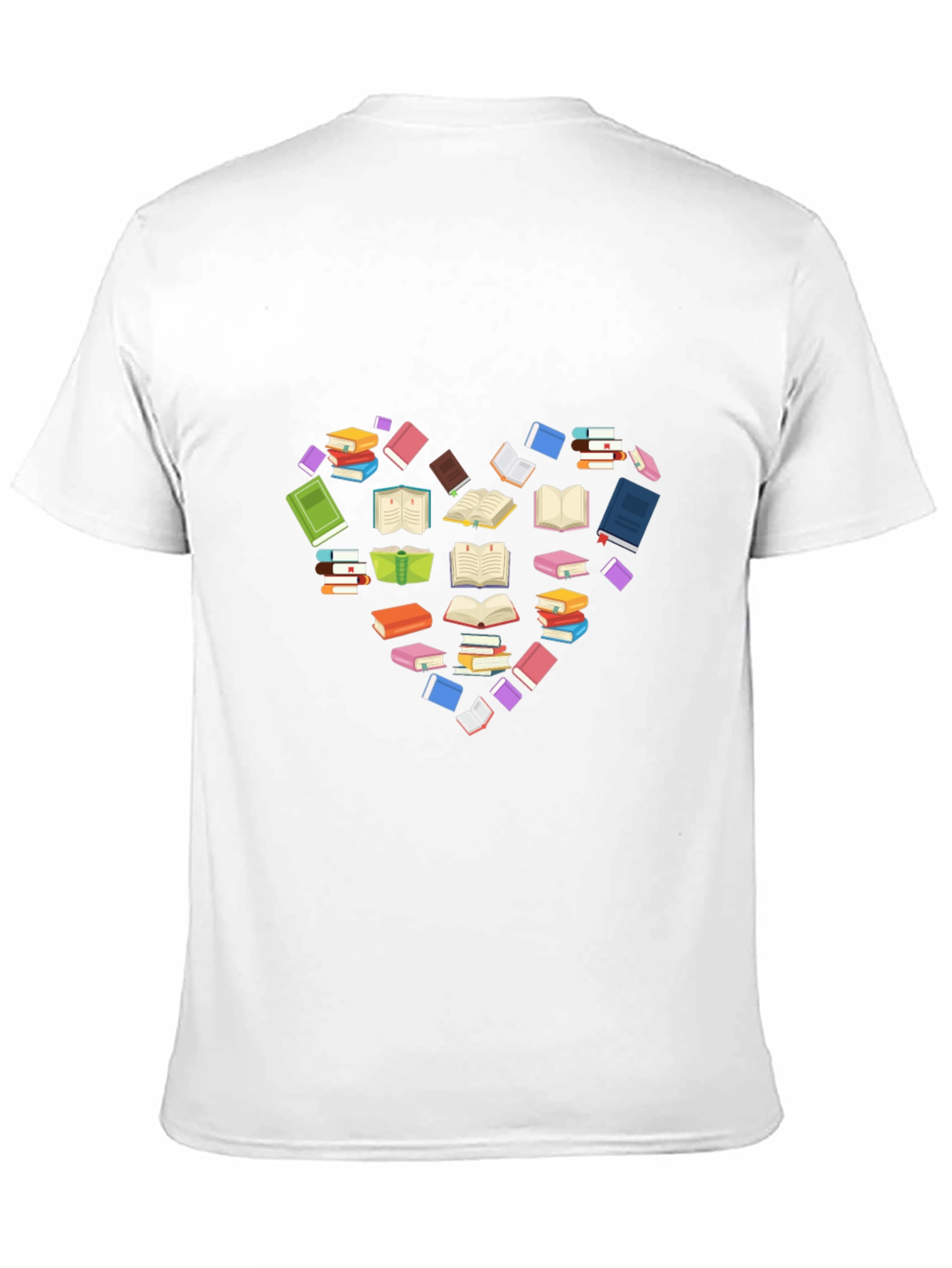 Book Lover Heart T-Shirt