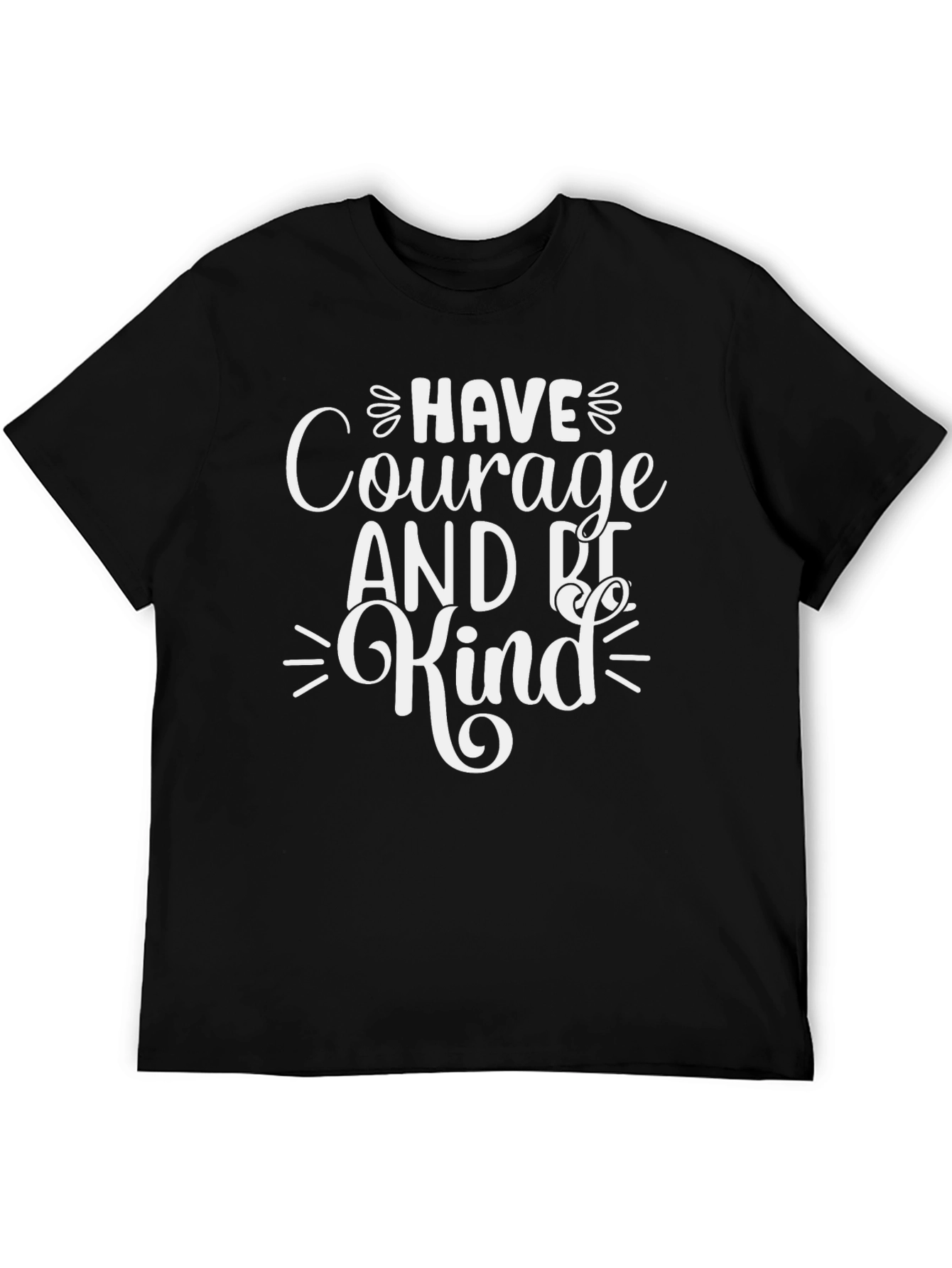 Courage & Kindness Graphic T-Shirt - Black