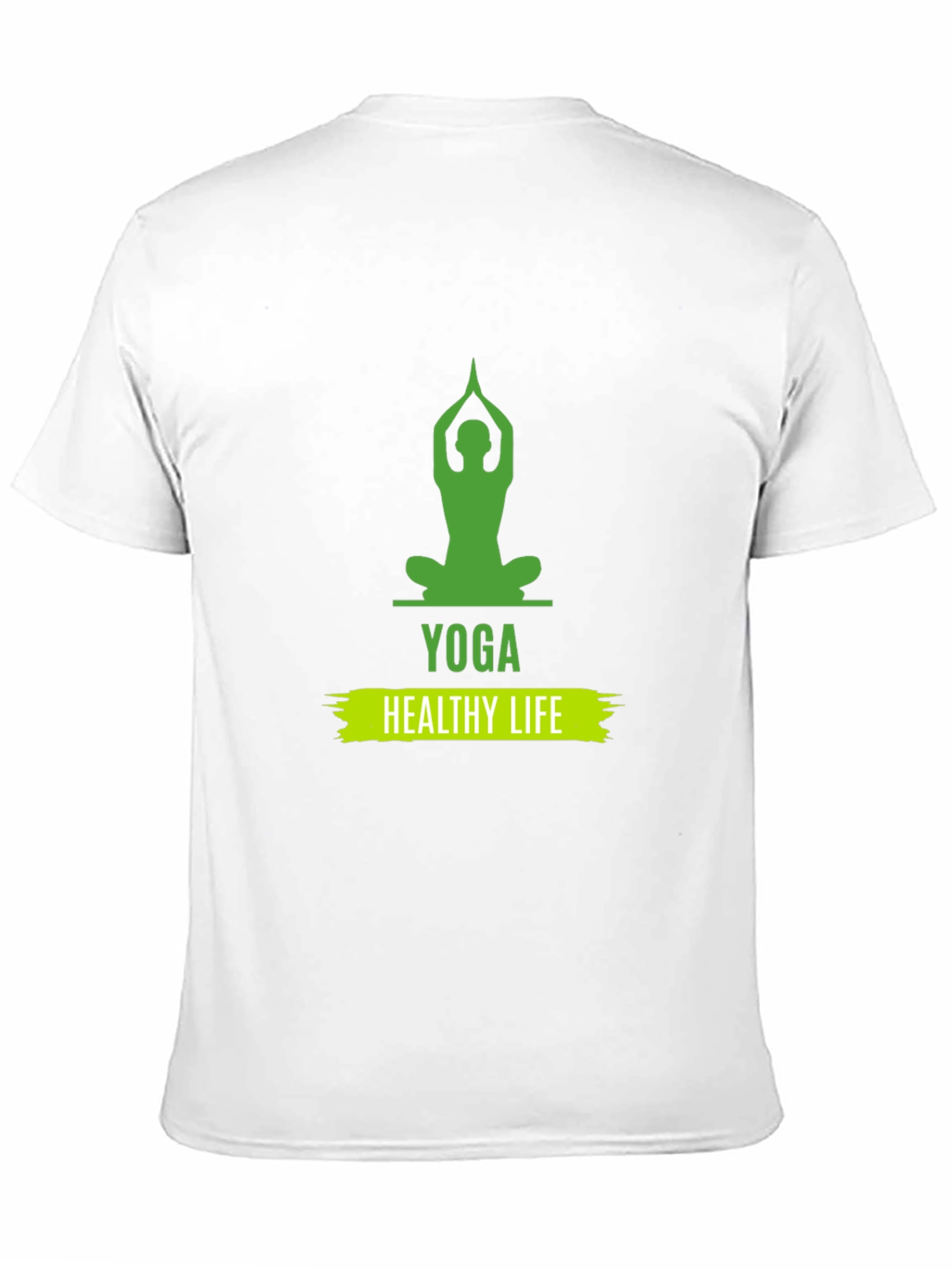 Yoga Healthy Life Graphic Tee - Unisex Black T-Shirt