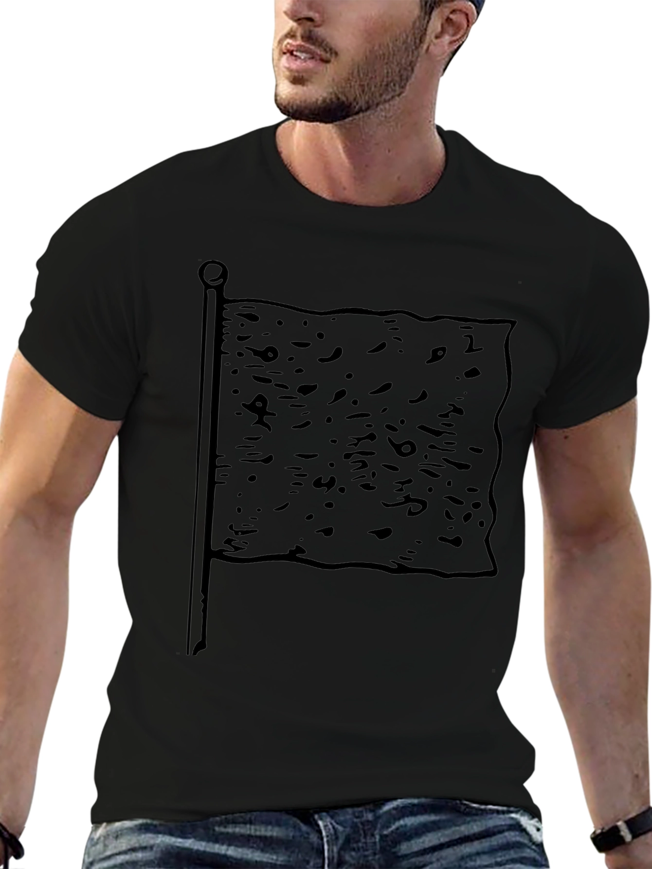 Black Flag Graphic Tee - Casual Style