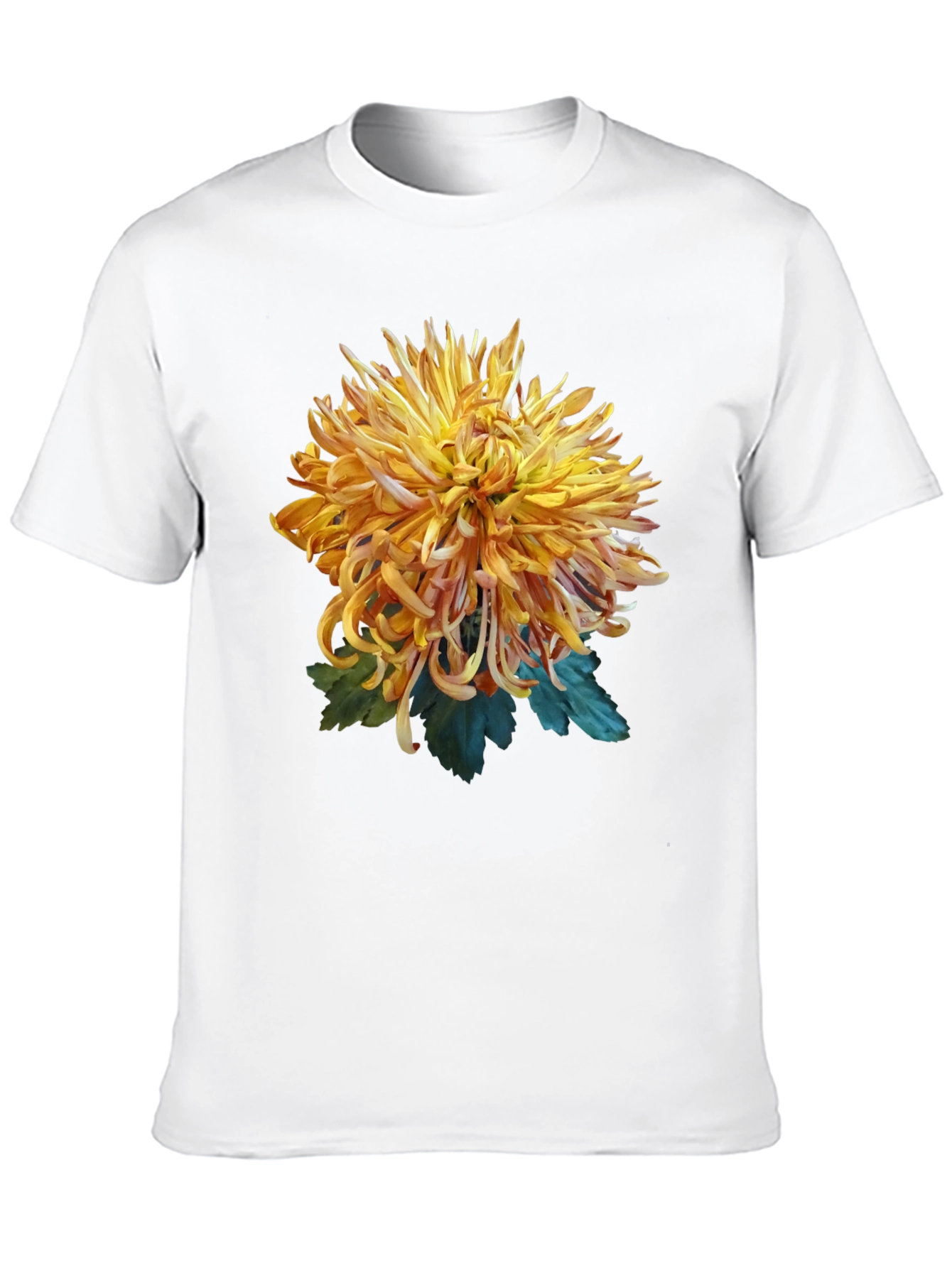 Floral Graphic Black T-Shirt