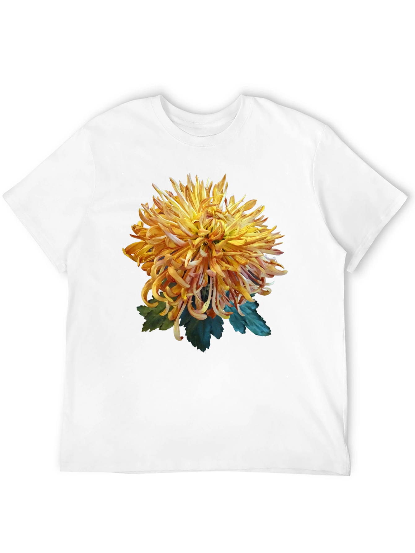 Floral Graphic Black T-Shirt