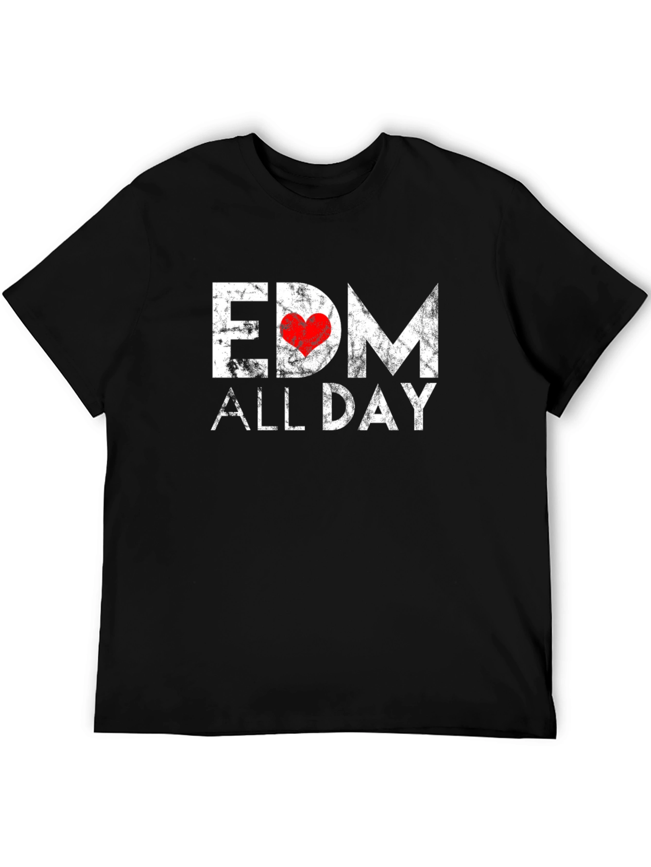 EDM All Day Graphic Tee - Music Lover Shirt