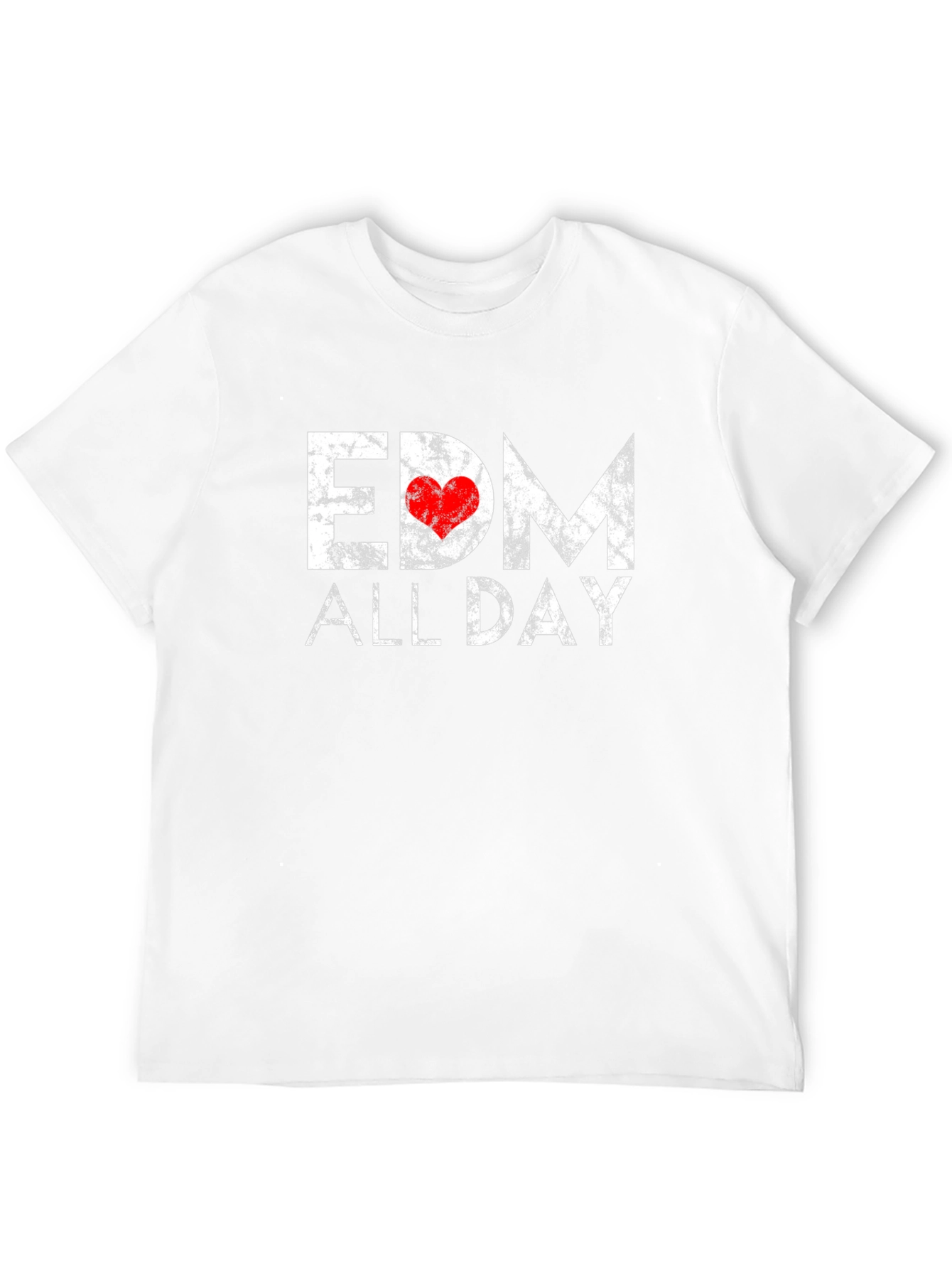 EDM All Day Graphic Tee - Music Lover Shirt