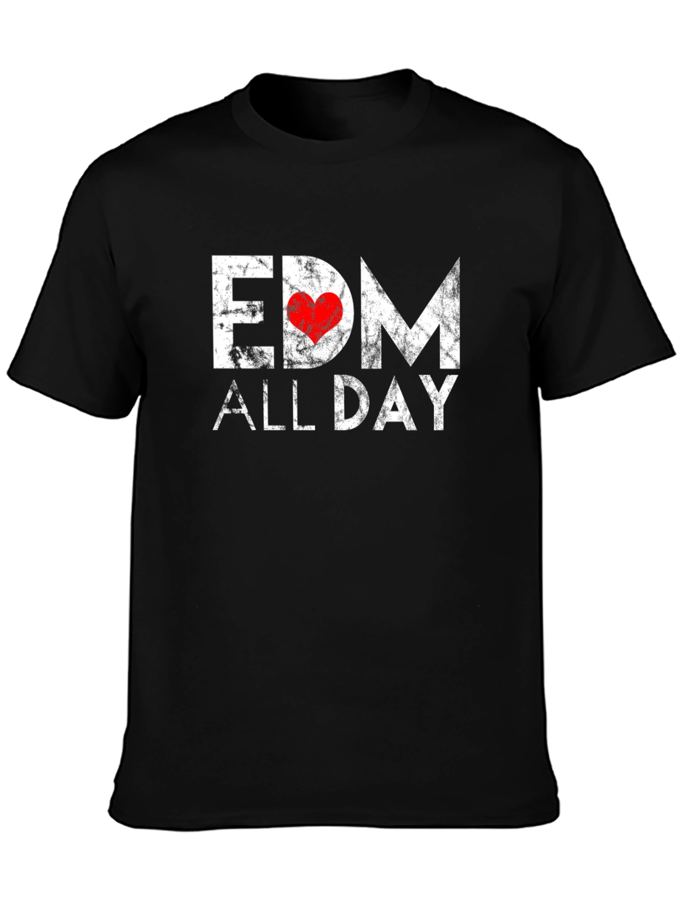 EDM All Day Graphic Tee - Music Lover Shirt