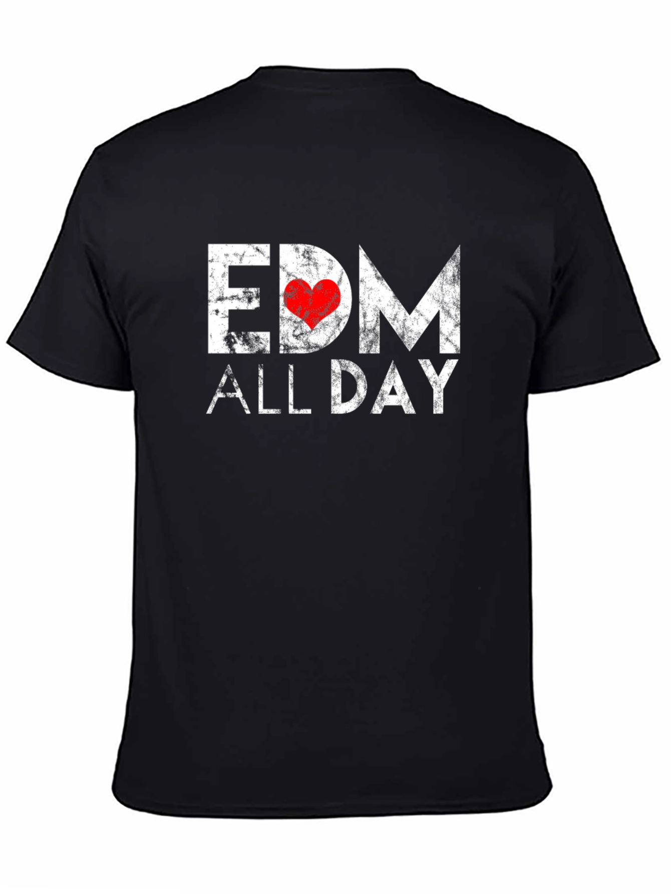EDM All Day Graphic Tee - Music Lover Shirt