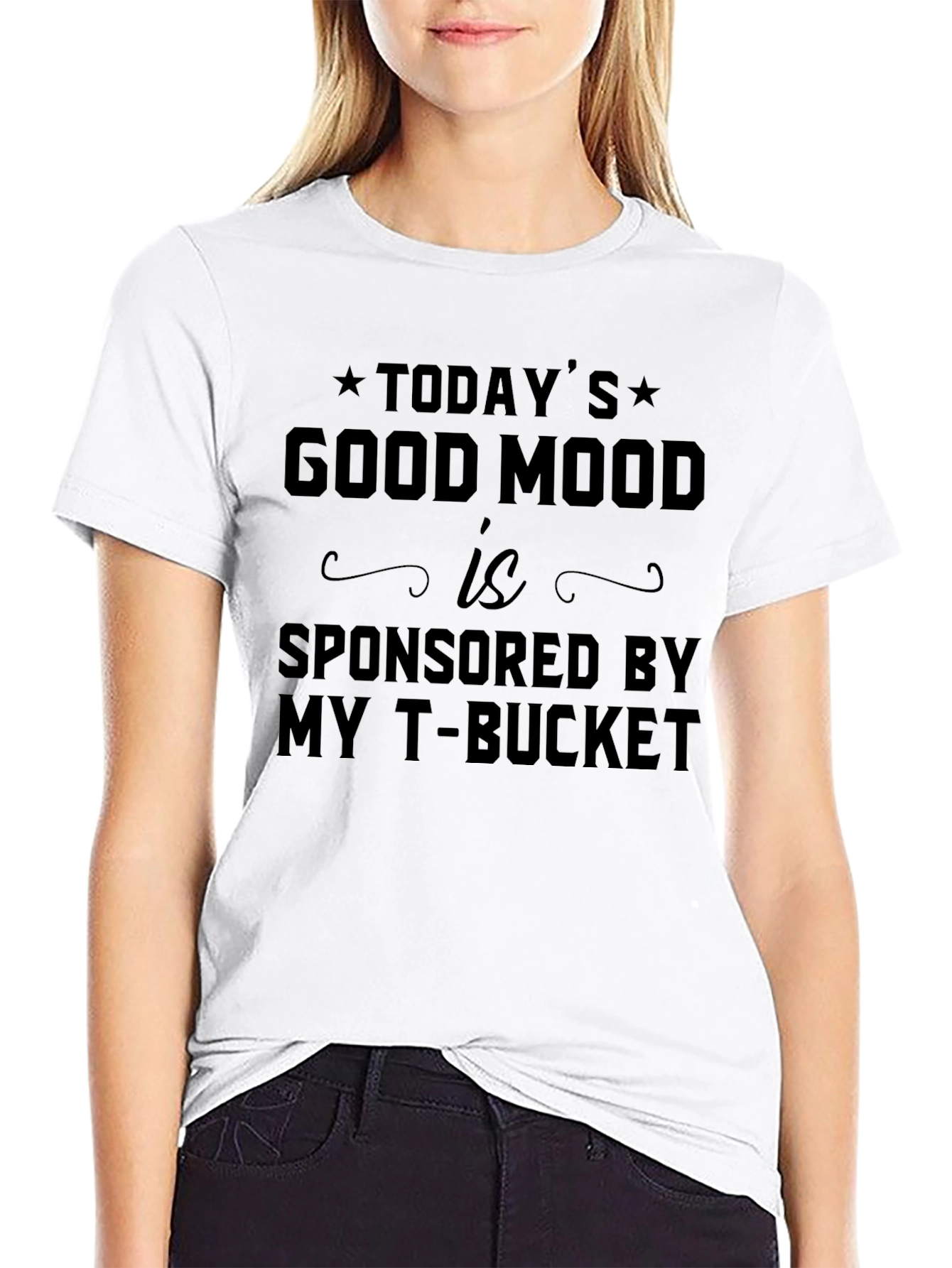 Funny Todays Good Mood Sponsored T-Shirt