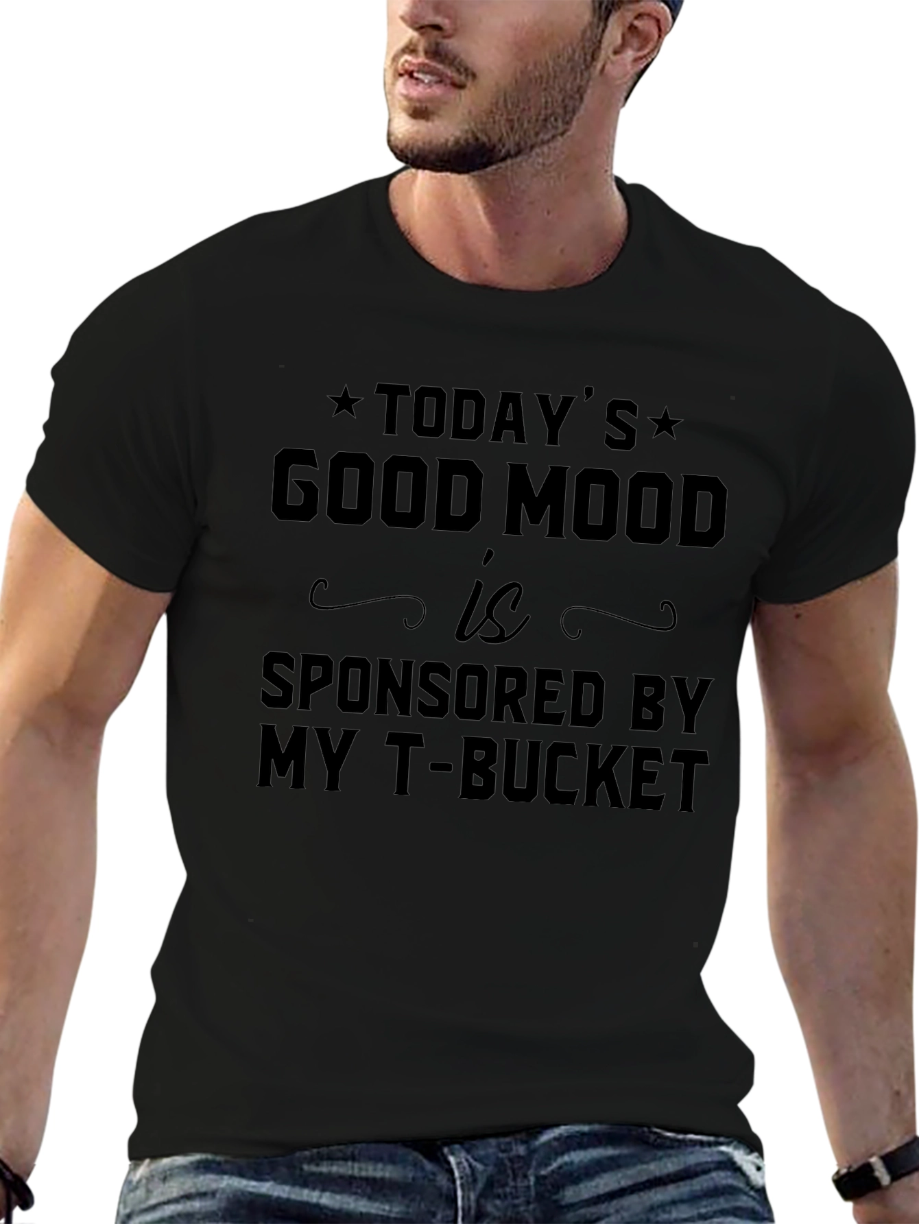 Funny Todays Good Mood Sponsored T-Shirt