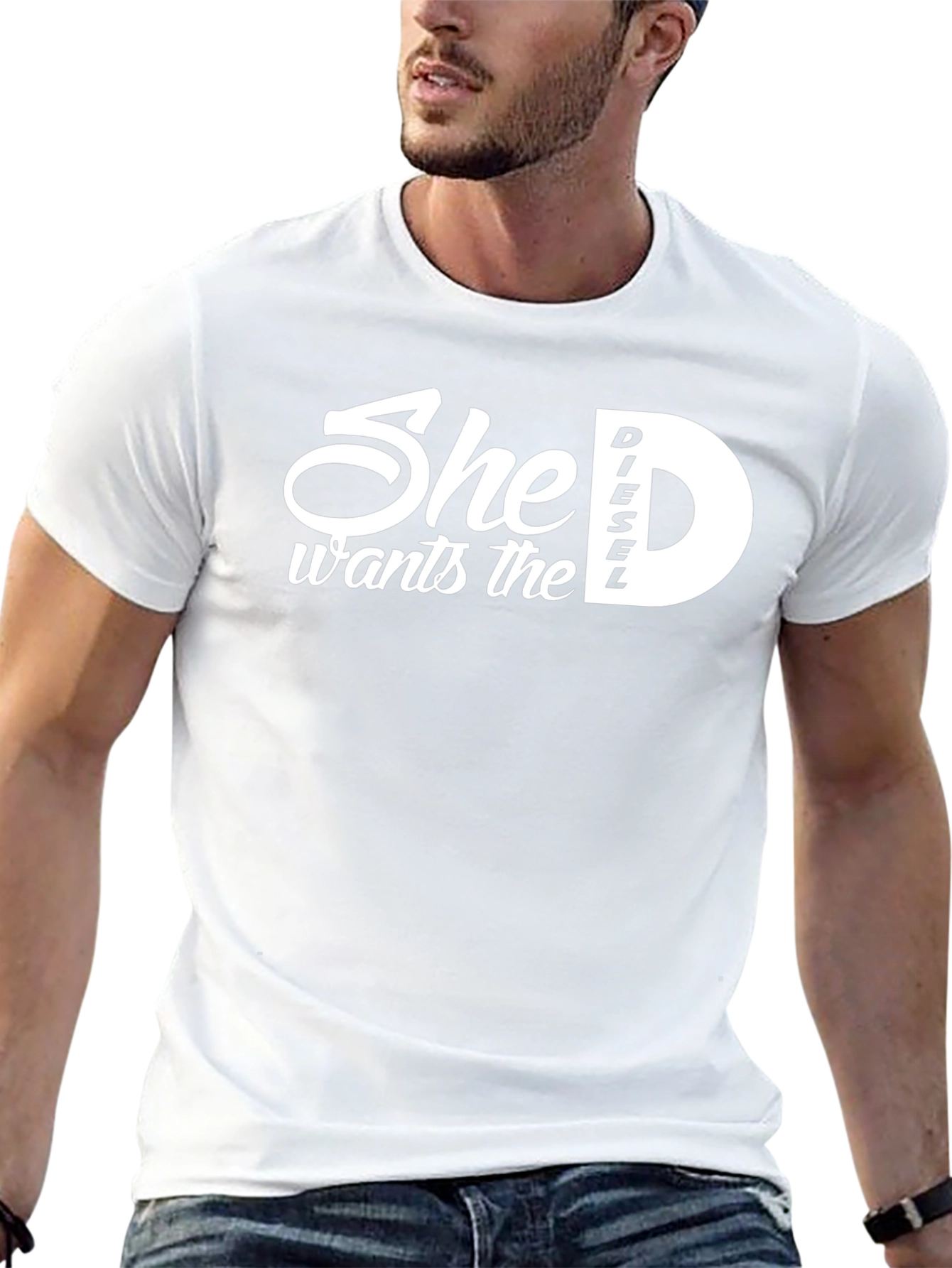 She Wants the Diesel D T-Shirt - Black
