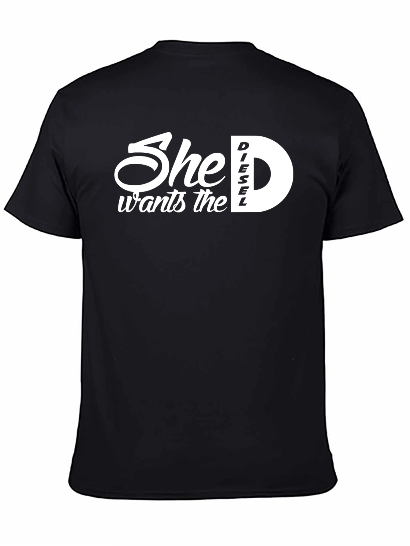 She Wants the Diesel D T-Shirt - Black
