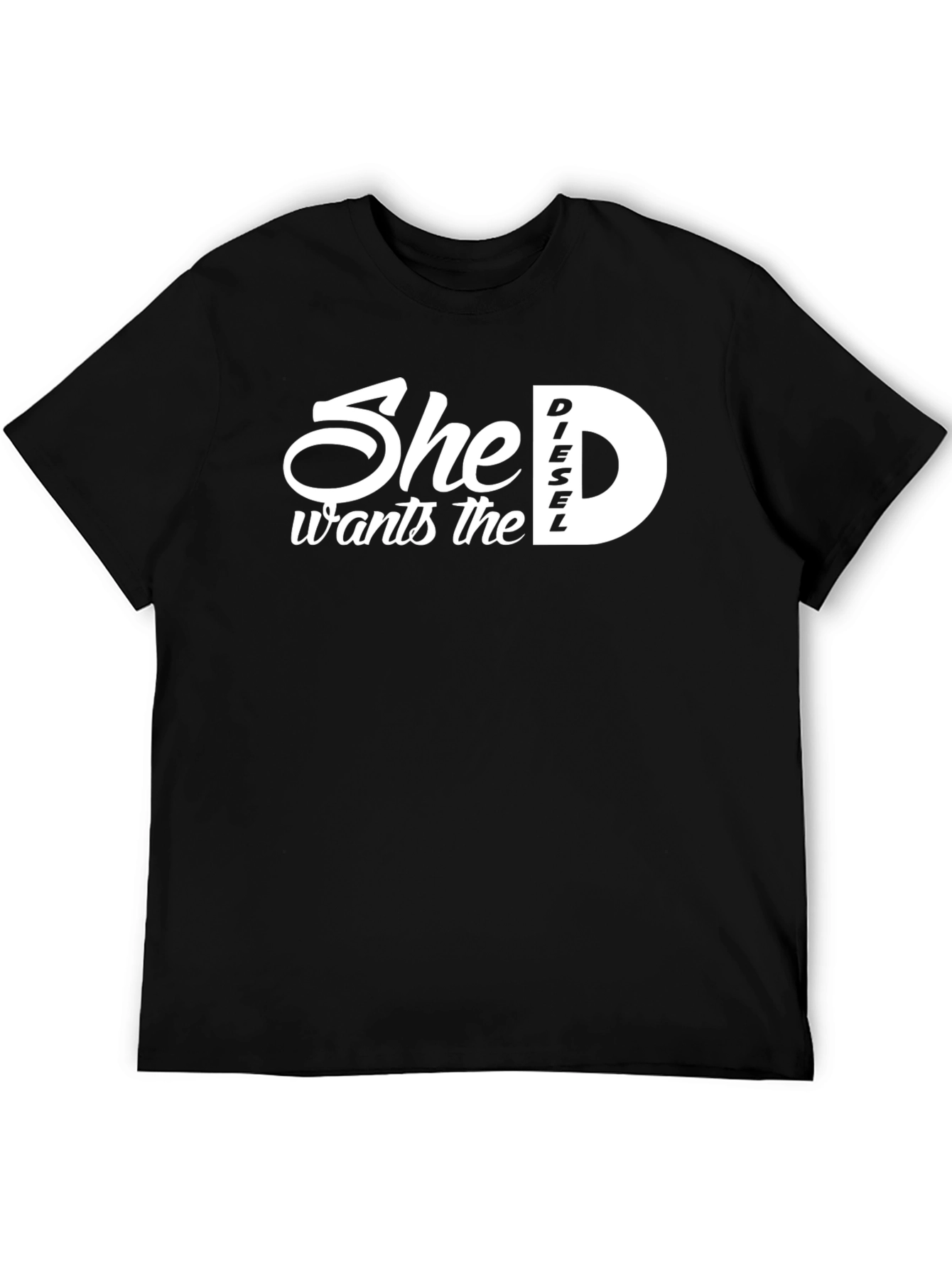 She Wants the Diesel D T-Shirt - Black