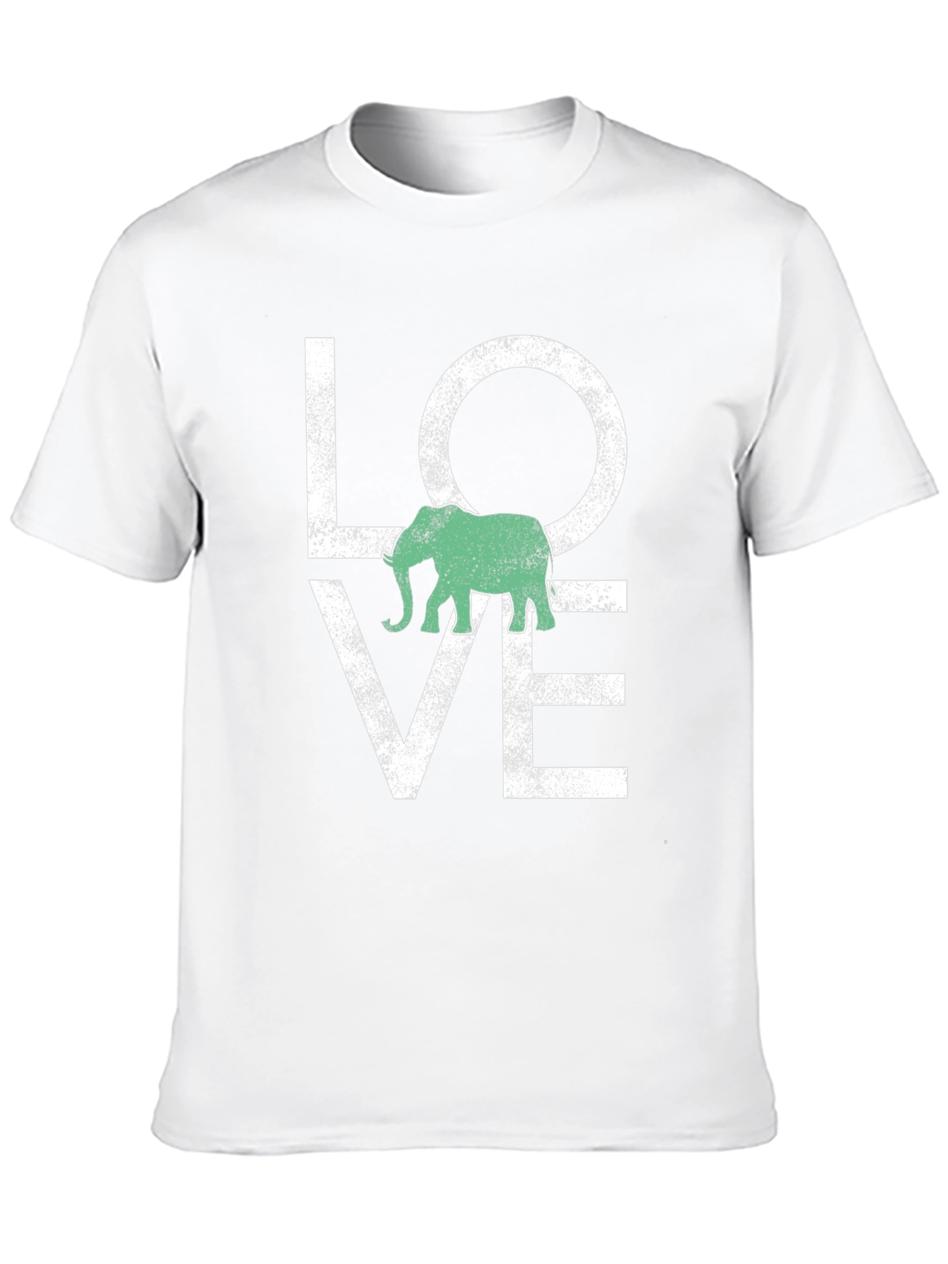 Elephant Love T-Shirt - Animal Graphic Tee