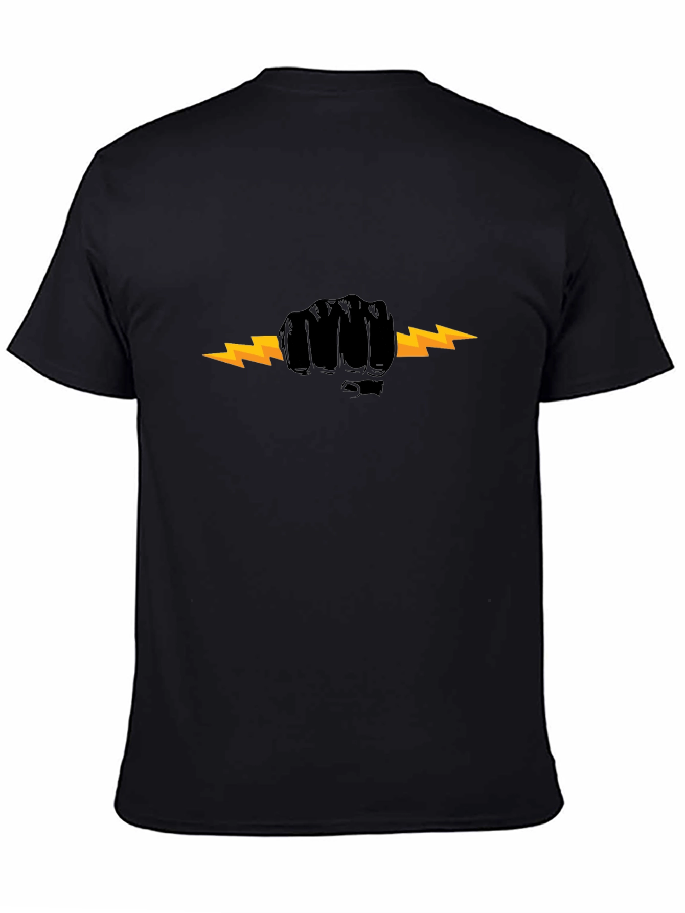 Electric Fist Black T-Shirt - Bold Graphic Tee