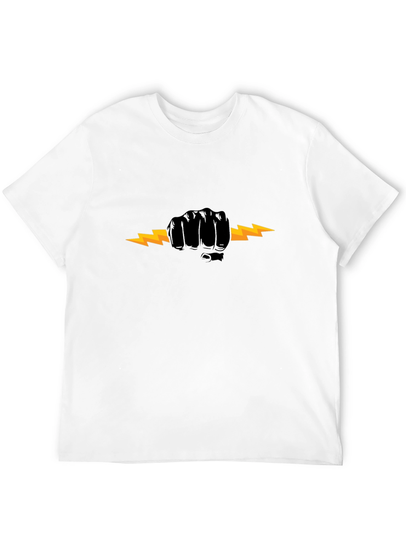 Electric Fist Black T-Shirt - Bold Graphic Tee