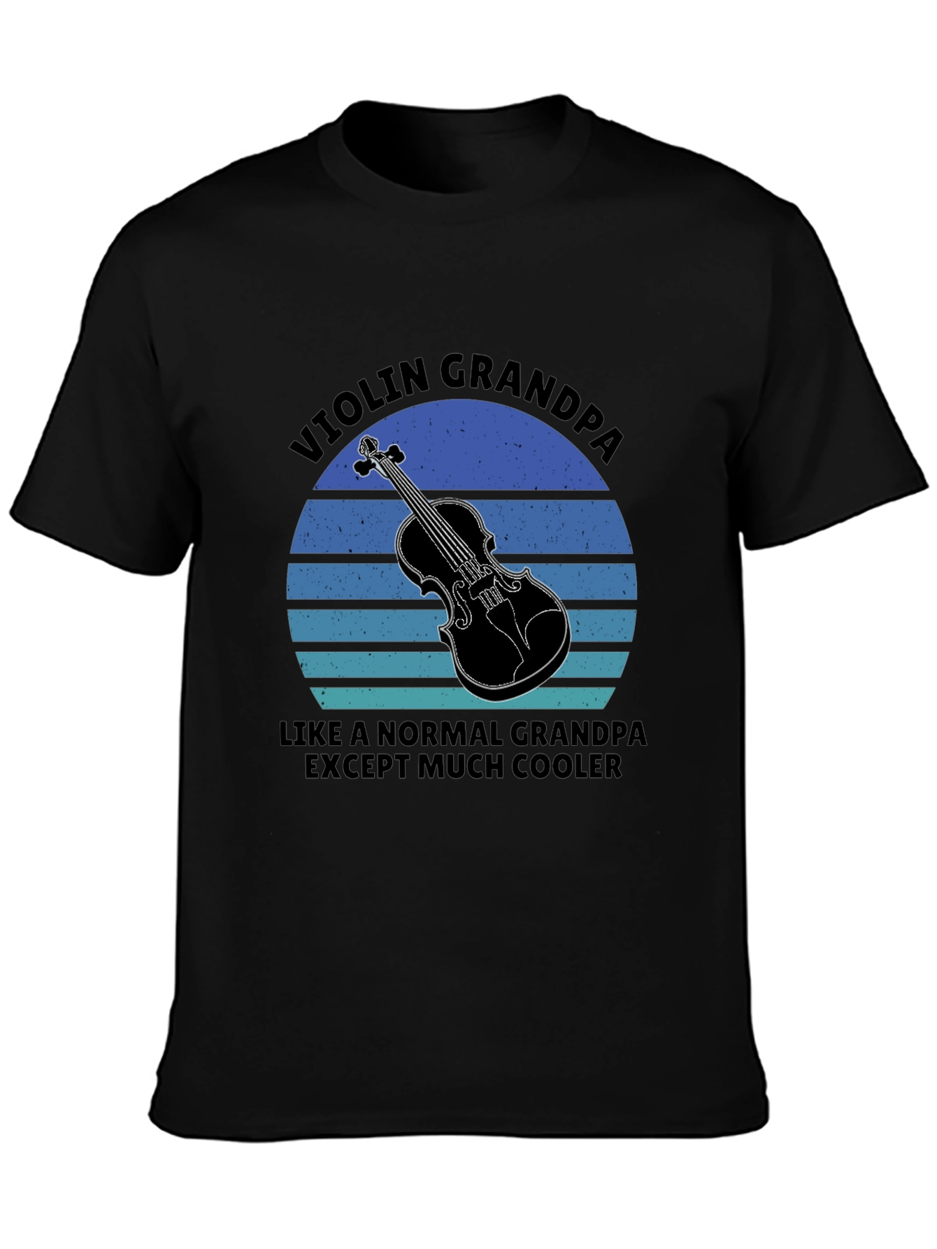 Violin Grandpa T-Shirt - Cool Musician Grandfather Tee