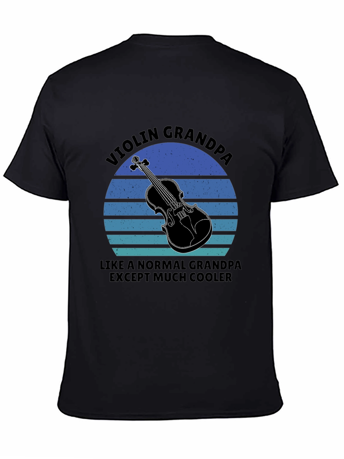 Violin Grandpa T-Shirt - Cool Musician Grandfather Tee